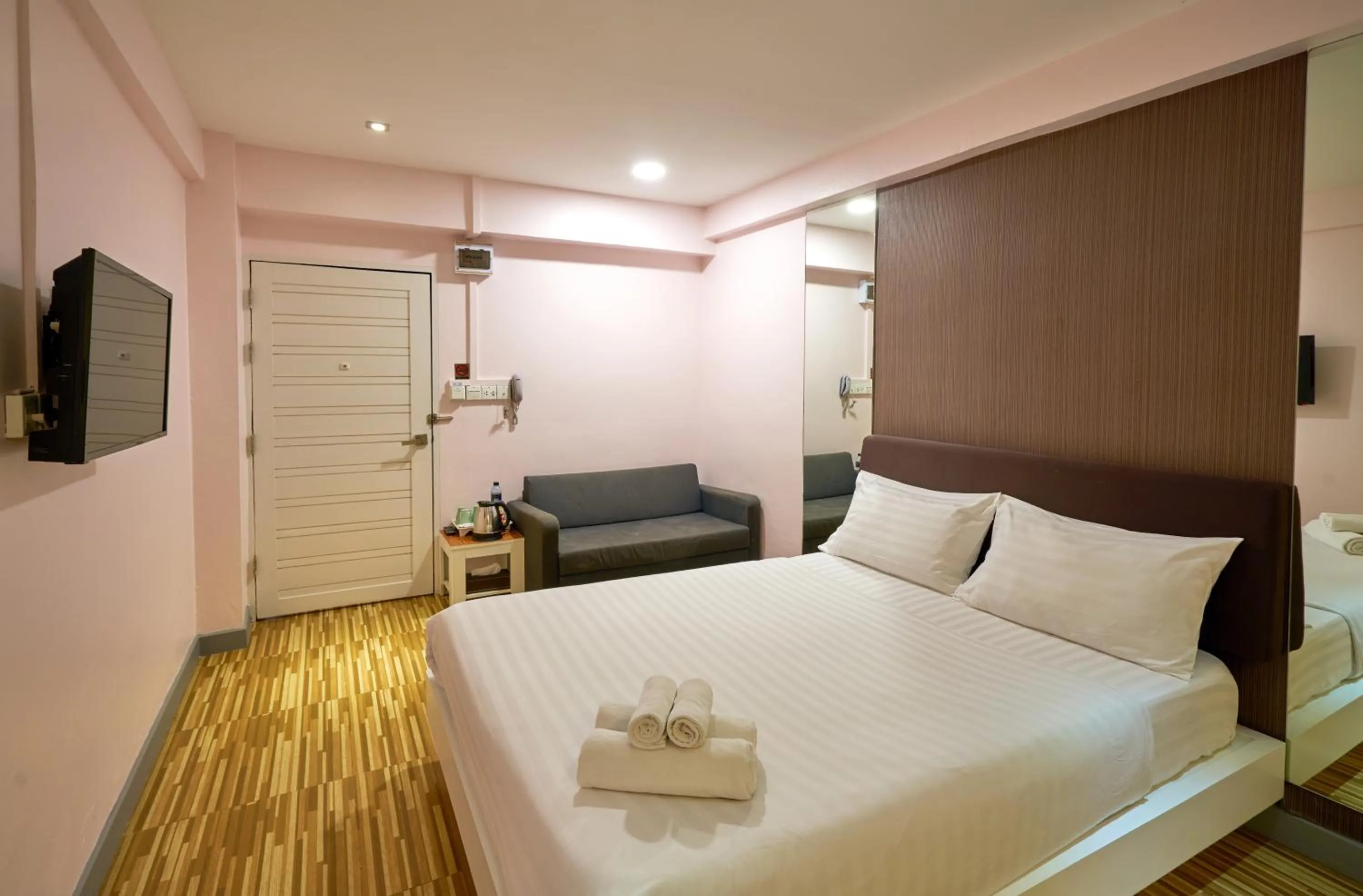 Bed in Sweetloft Hotel Don Muang