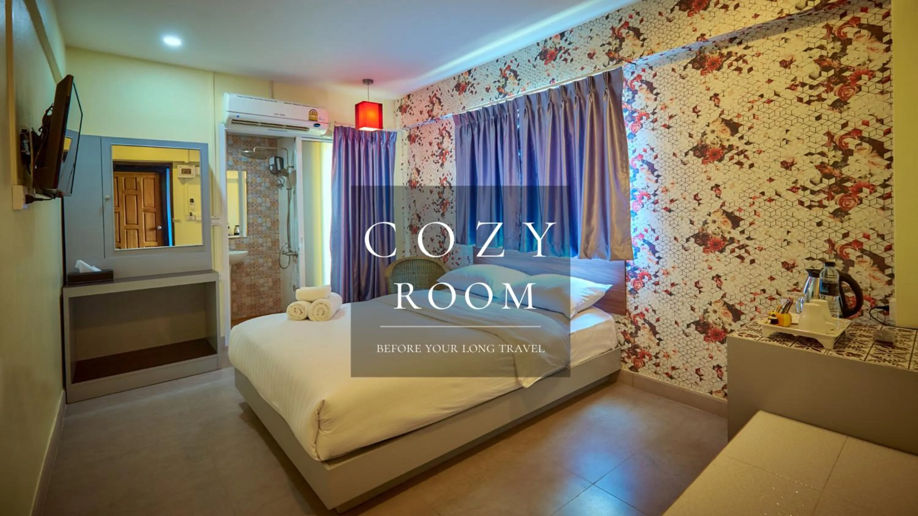 Bed in Sweetloft Hotel Don Muang