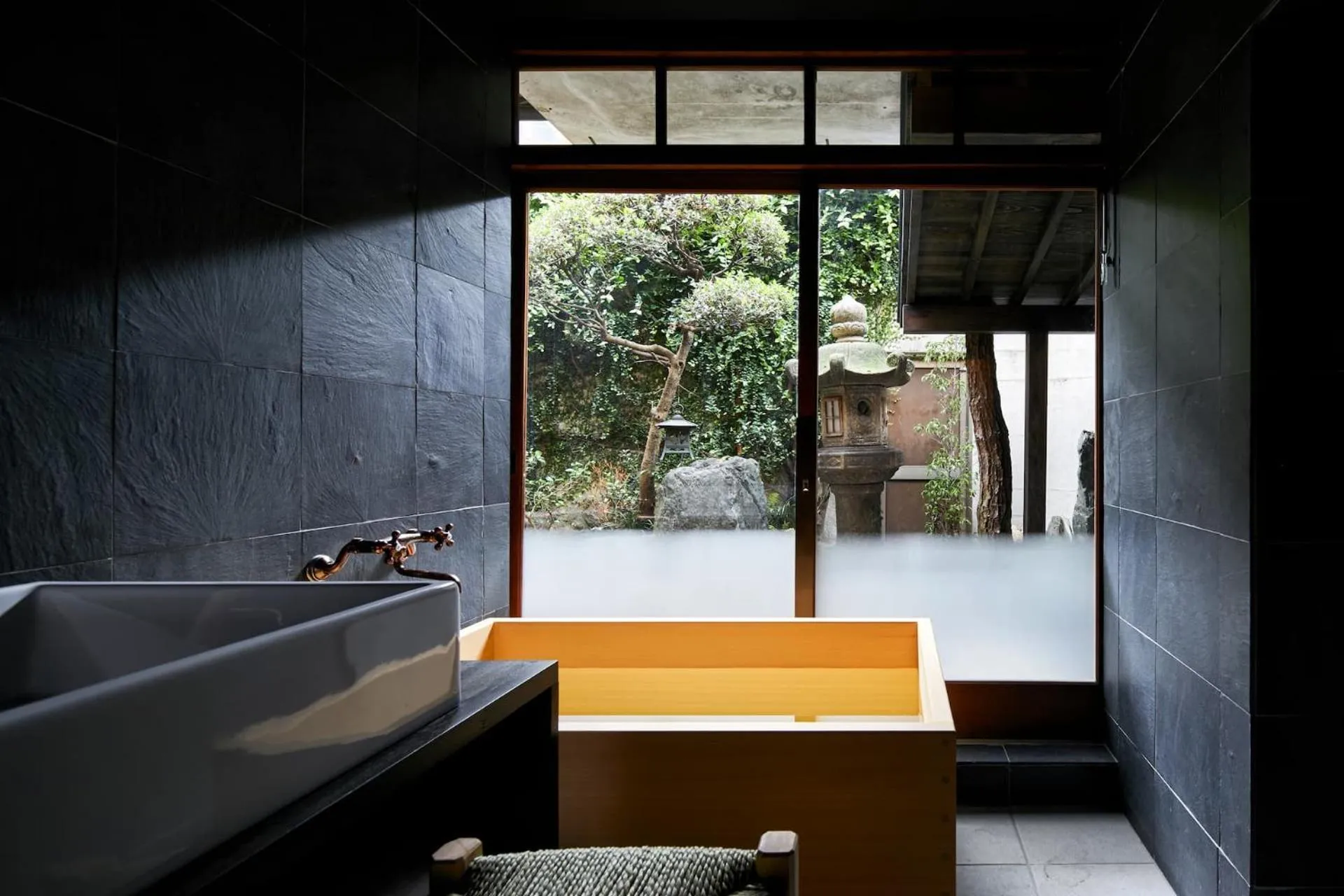 Bath in Umeyu no yado by YADORU KYOTO HANARE