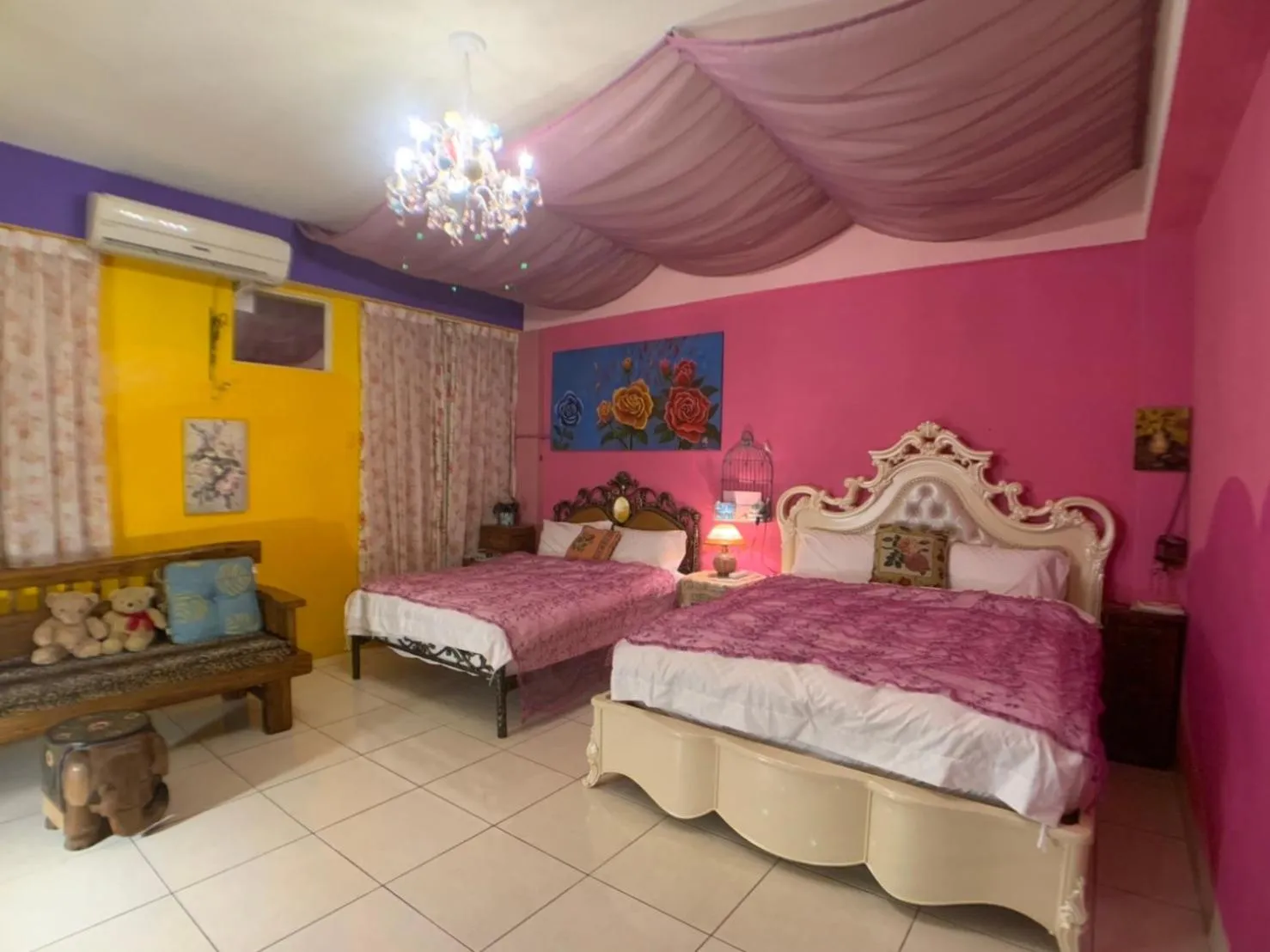 Bed in Hualien Seaside B&B