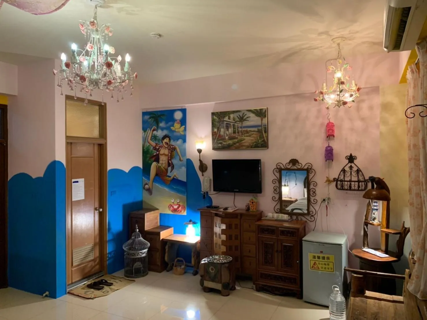 Living room in Hualien Seaside B&B