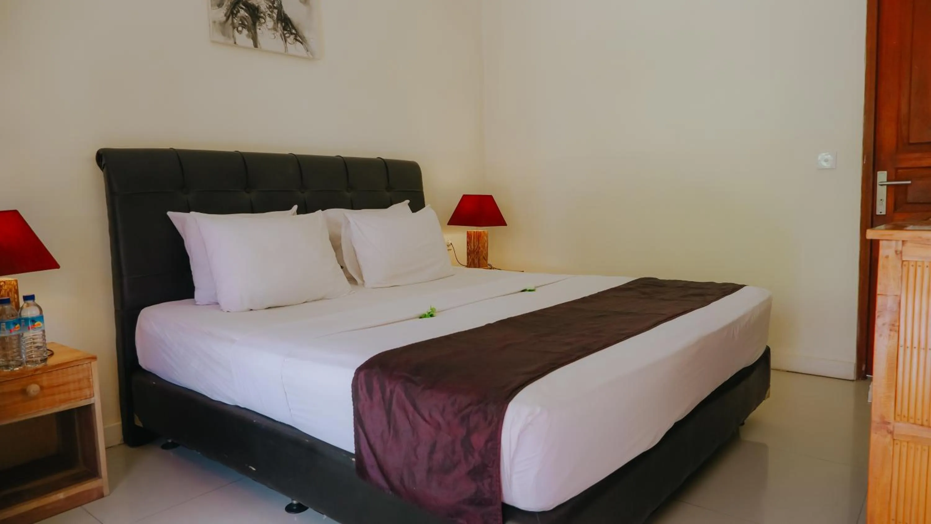 Bed in The Lakshmi Villas by The Beach House