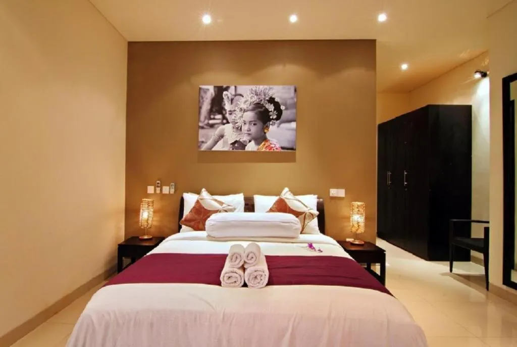 Bed in The Lakshmi Villas by The Beach House