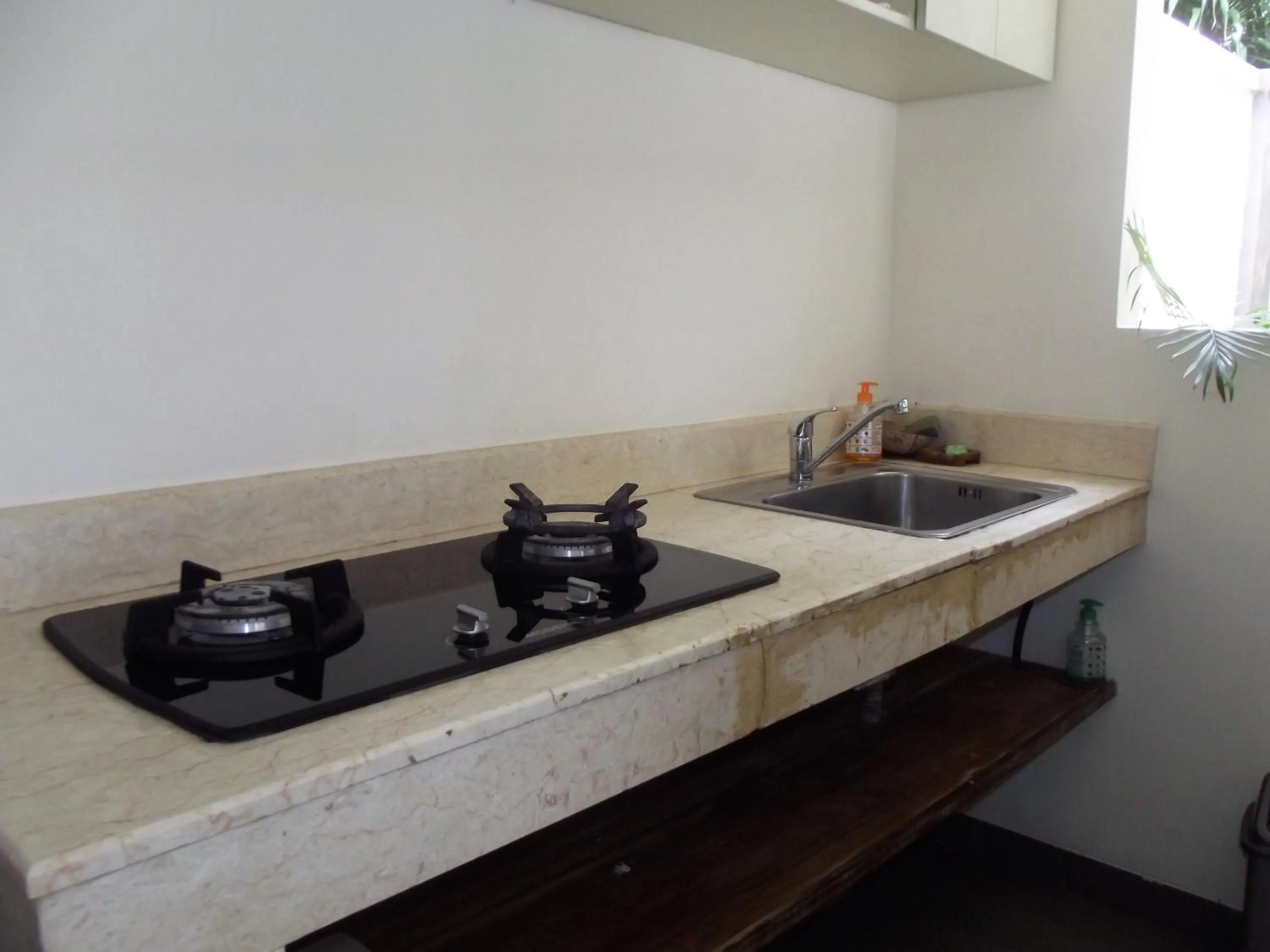 Communal kitchen in The Lakshmi Villas by The Beach House