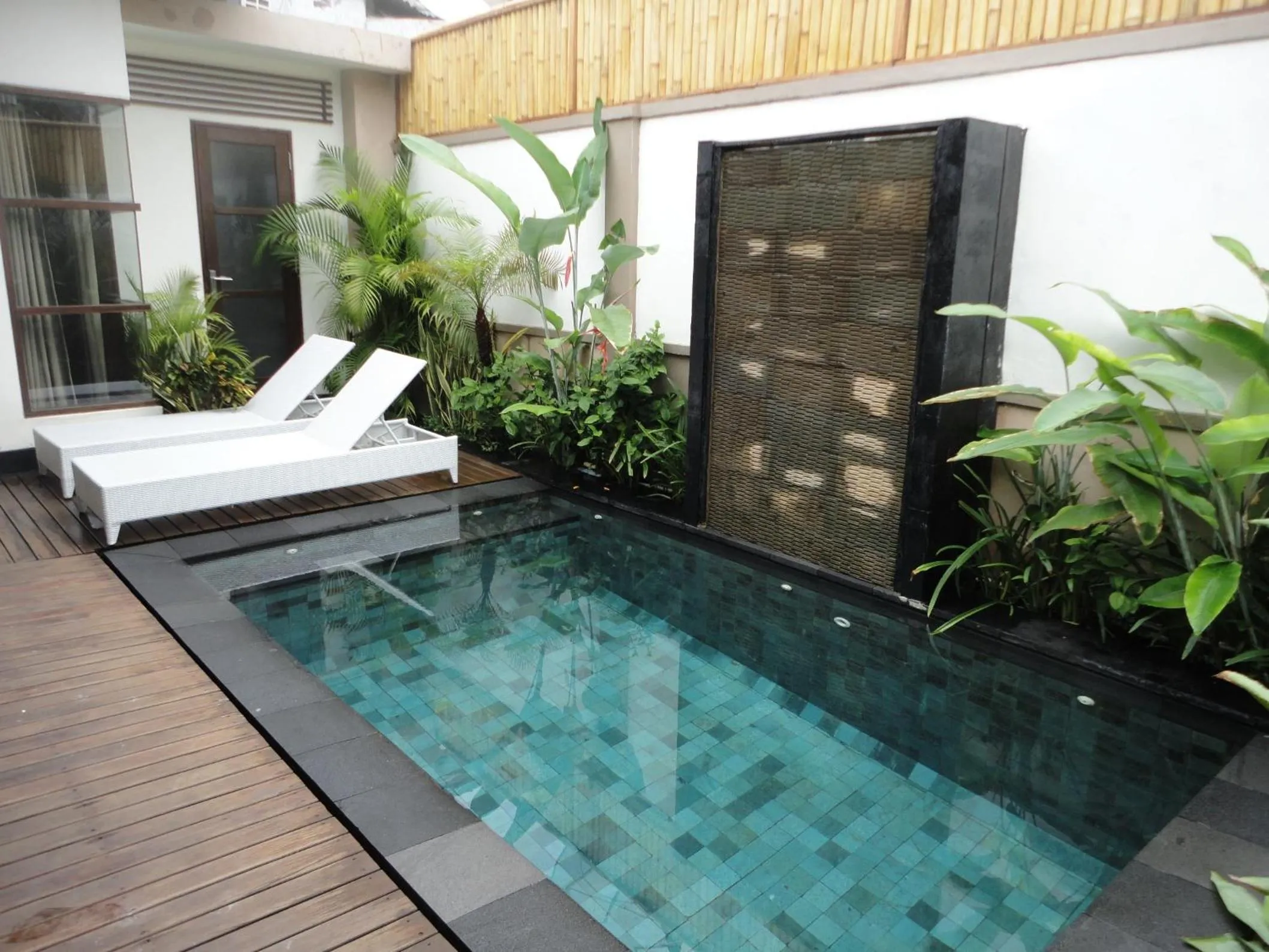 Swimming pool in The Lakshmi Villas by The Beach House