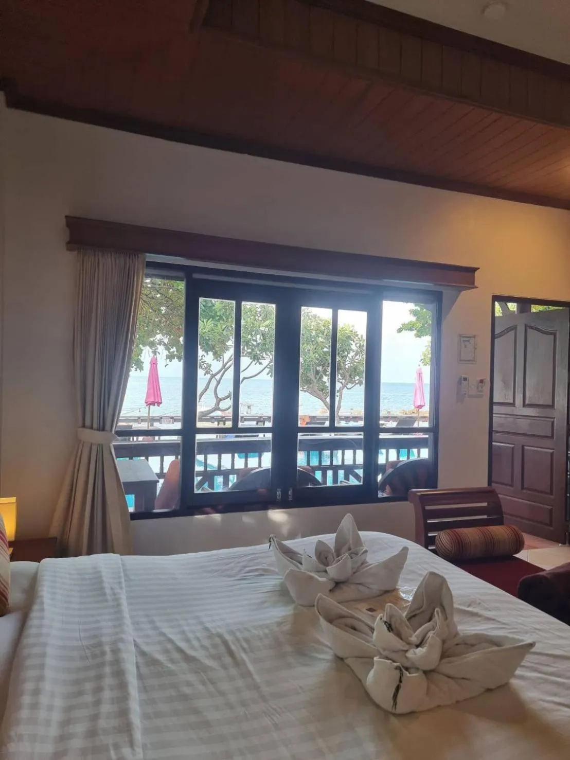 View (from property/room), Bed in Bhundhari Chaweng Beach Resort Koh Samui - SHA Plus