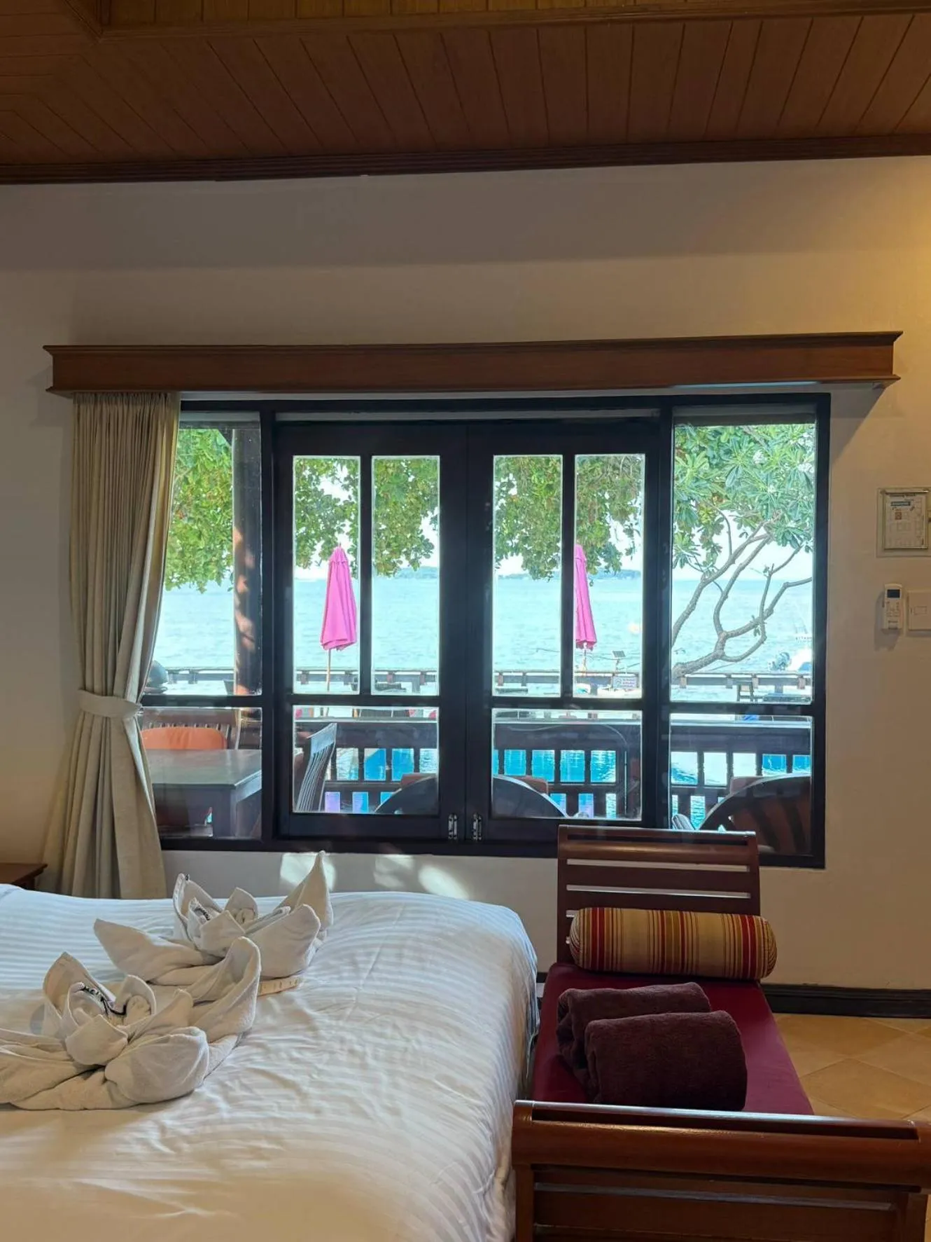 View (from property/room), Bed in Bhundhari Chaweng Beach Resort Koh Samui - SHA Plus