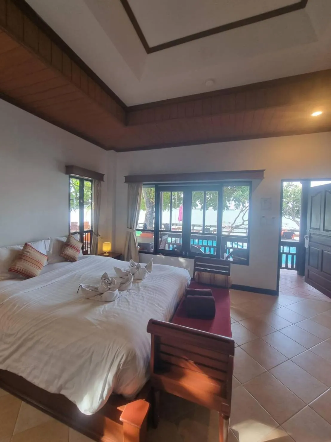 Bed in Bhundhari Chaweng Beach Resort Koh Samui - SHA Plus