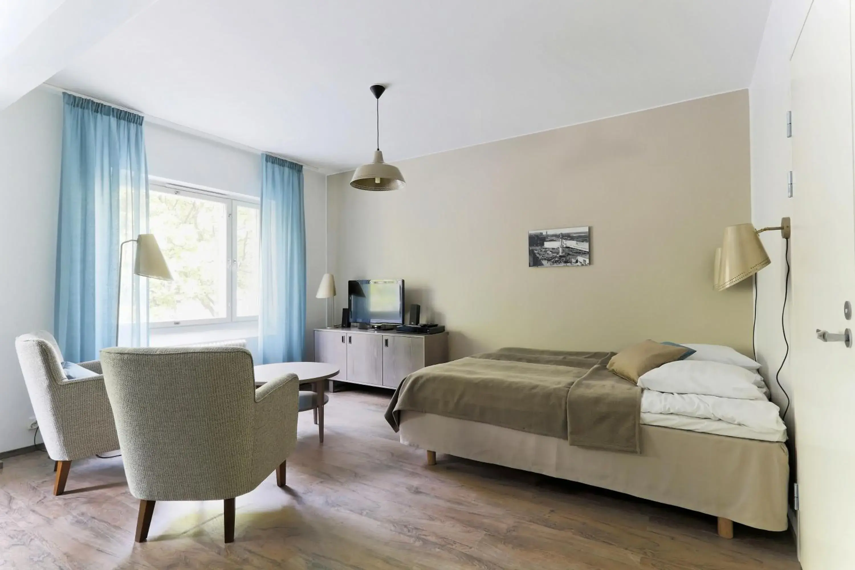 Bed in Forenom Serviced Apartments Helsinki Lapinlahdenkatu Bed in Forenom Serviced Apartments Helsinki Lapinlahdenkatu