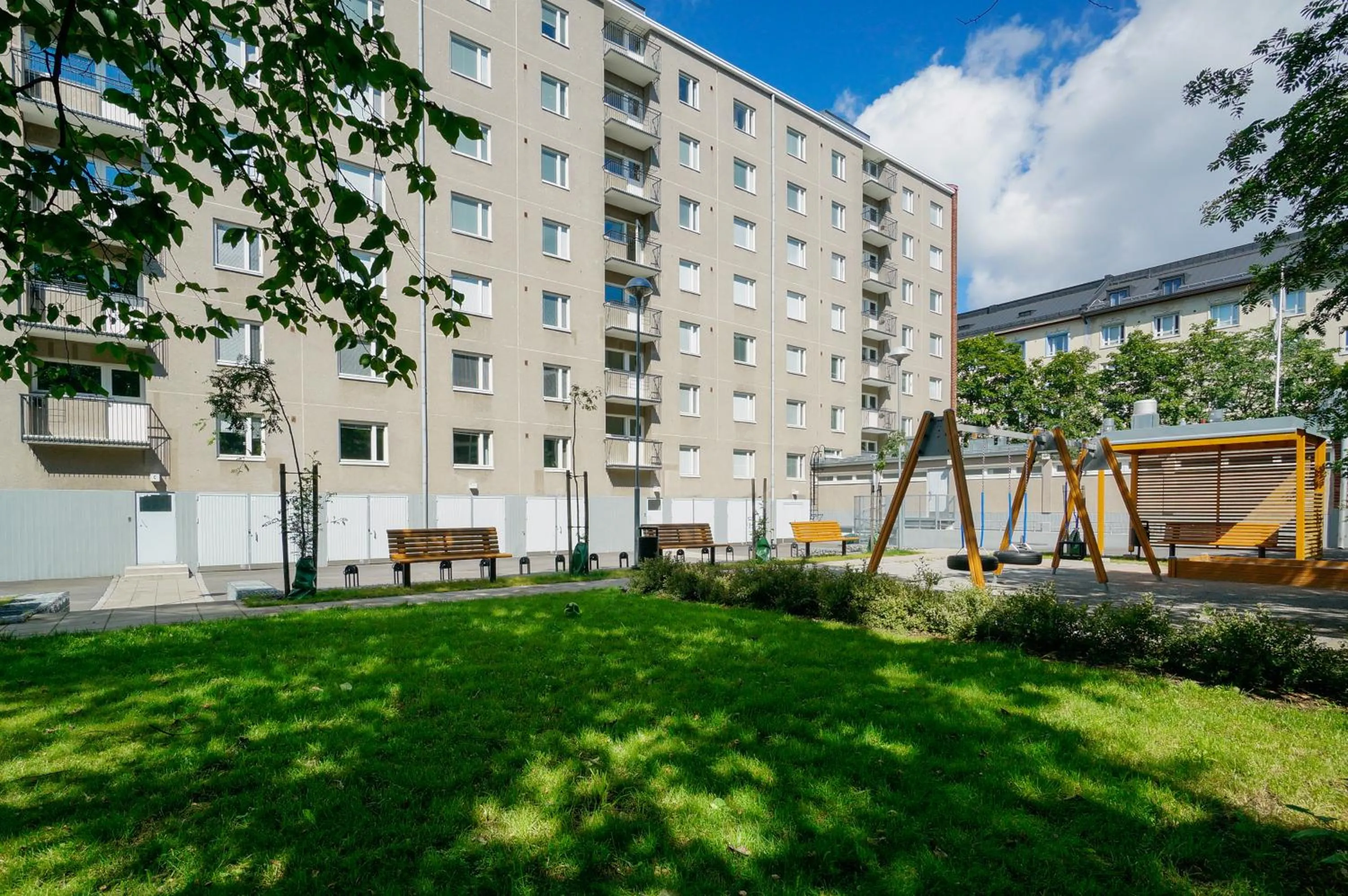 Children play ground in Forenom Serviced Apartments Helsinki Lapinlahdenkatu