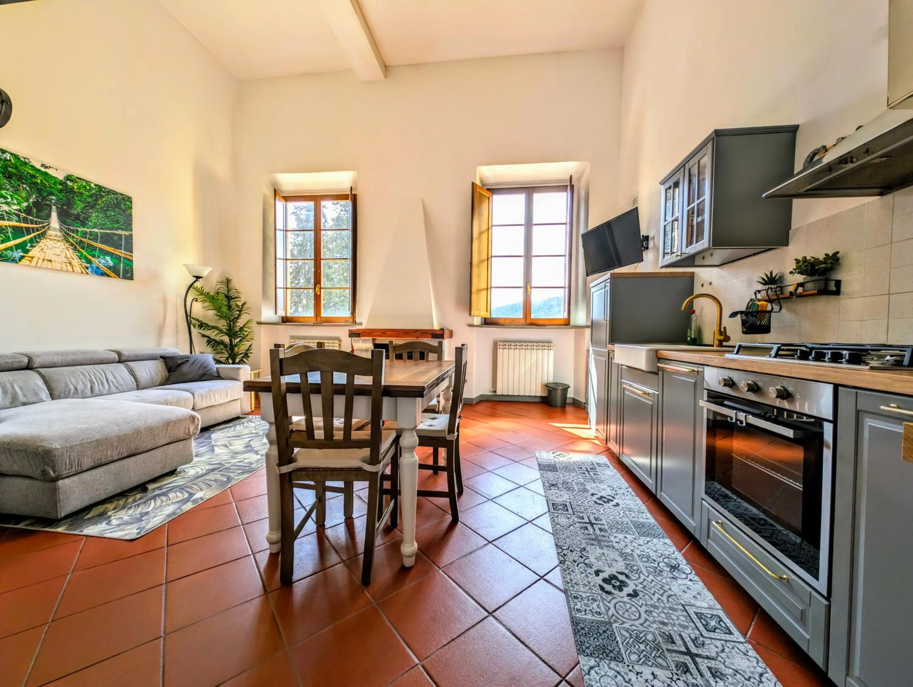 Communal lounge/ TV room in La Poggerina