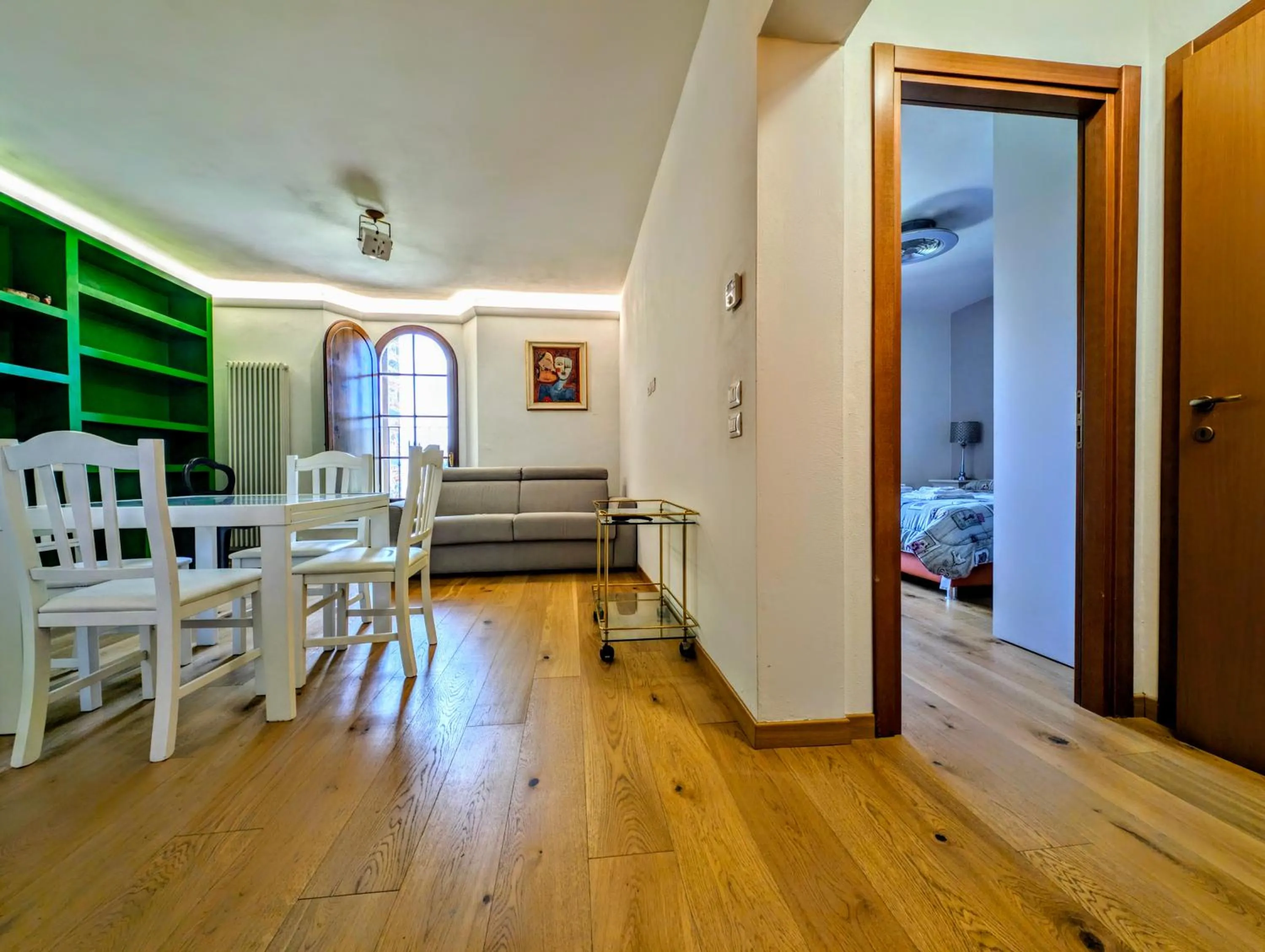 Living room, Bed in La Poggerina