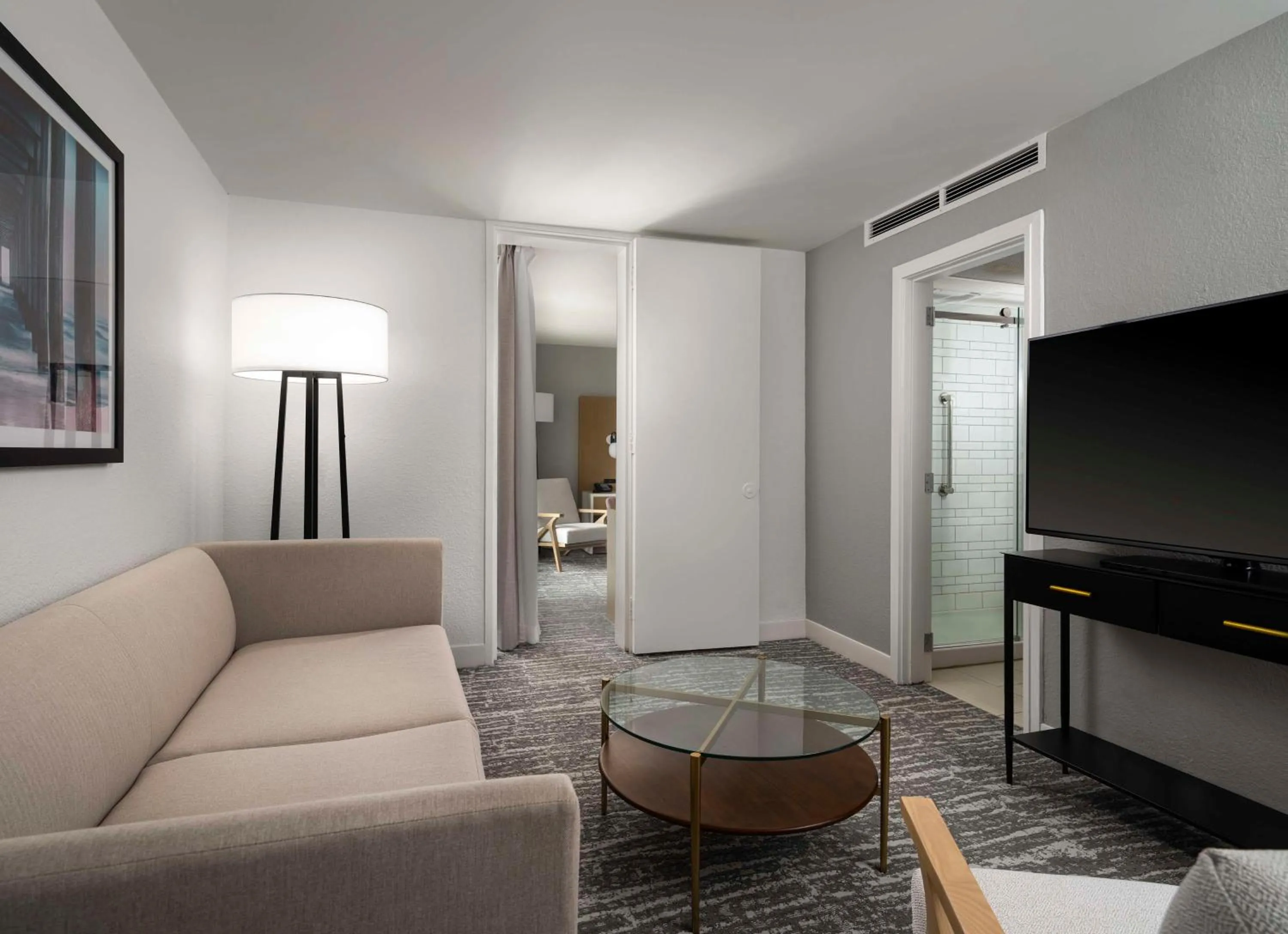 Living room in Hilton Myrtle Beach Resort