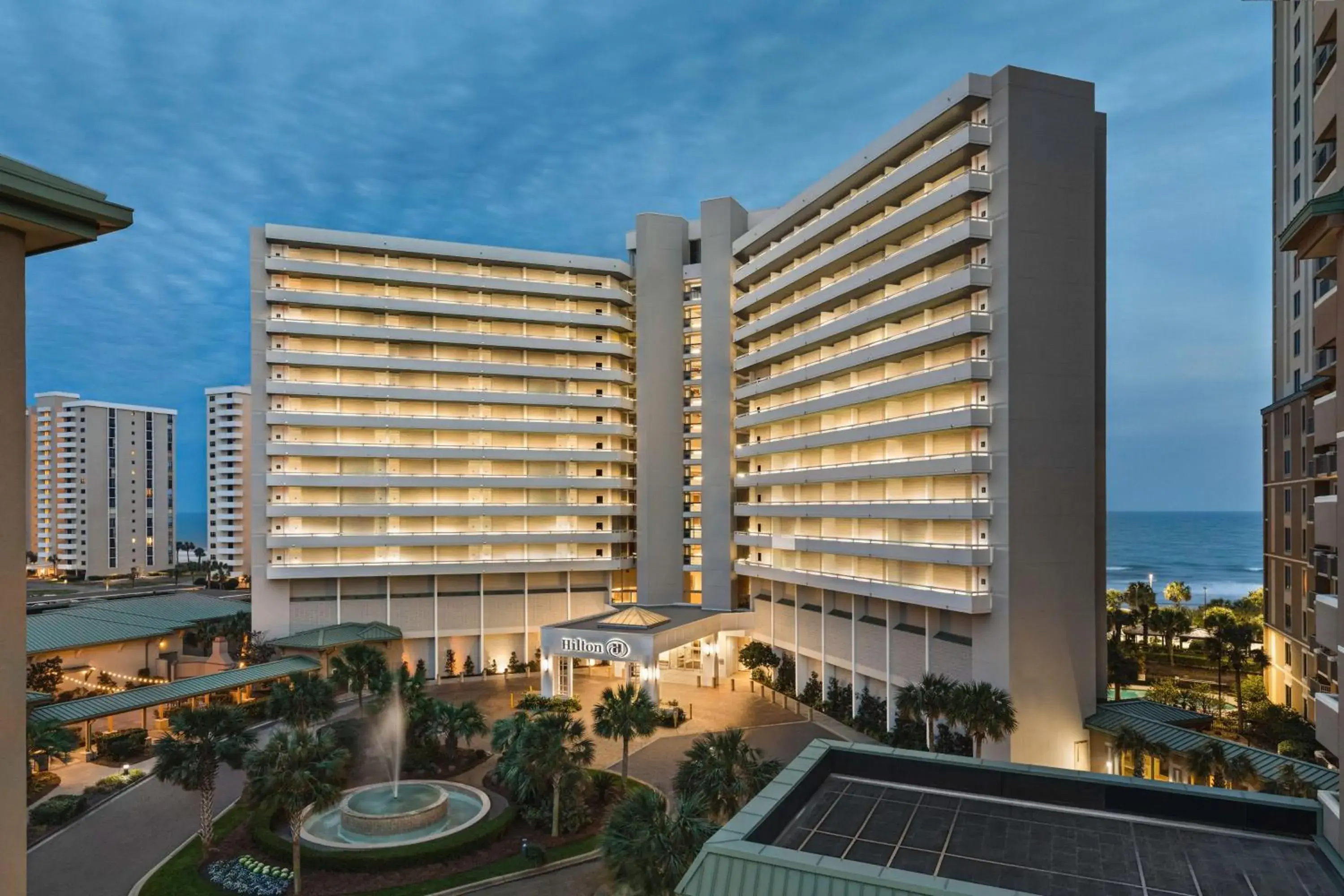 Property building in Hilton Myrtle Beach Resort Property building in Hilton Myrtle Beach Resort