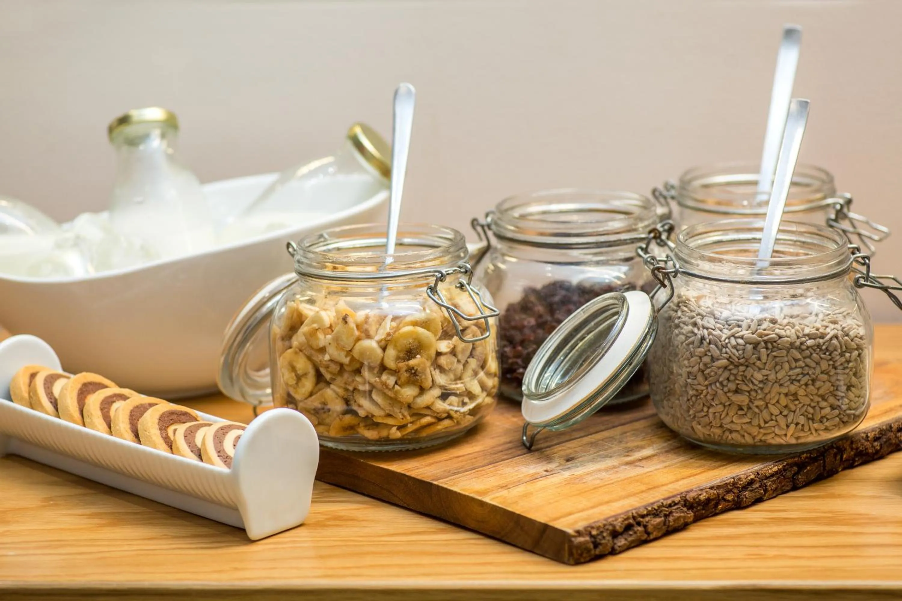 Buffet breakfast in Sweet Home Hotel