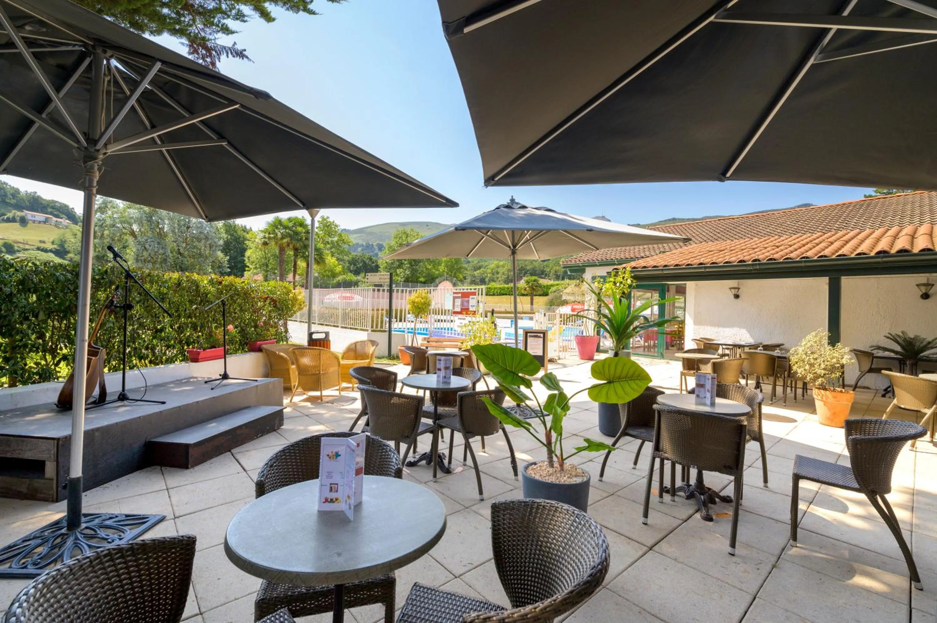 Patio in Village Club Le Saint Ignace