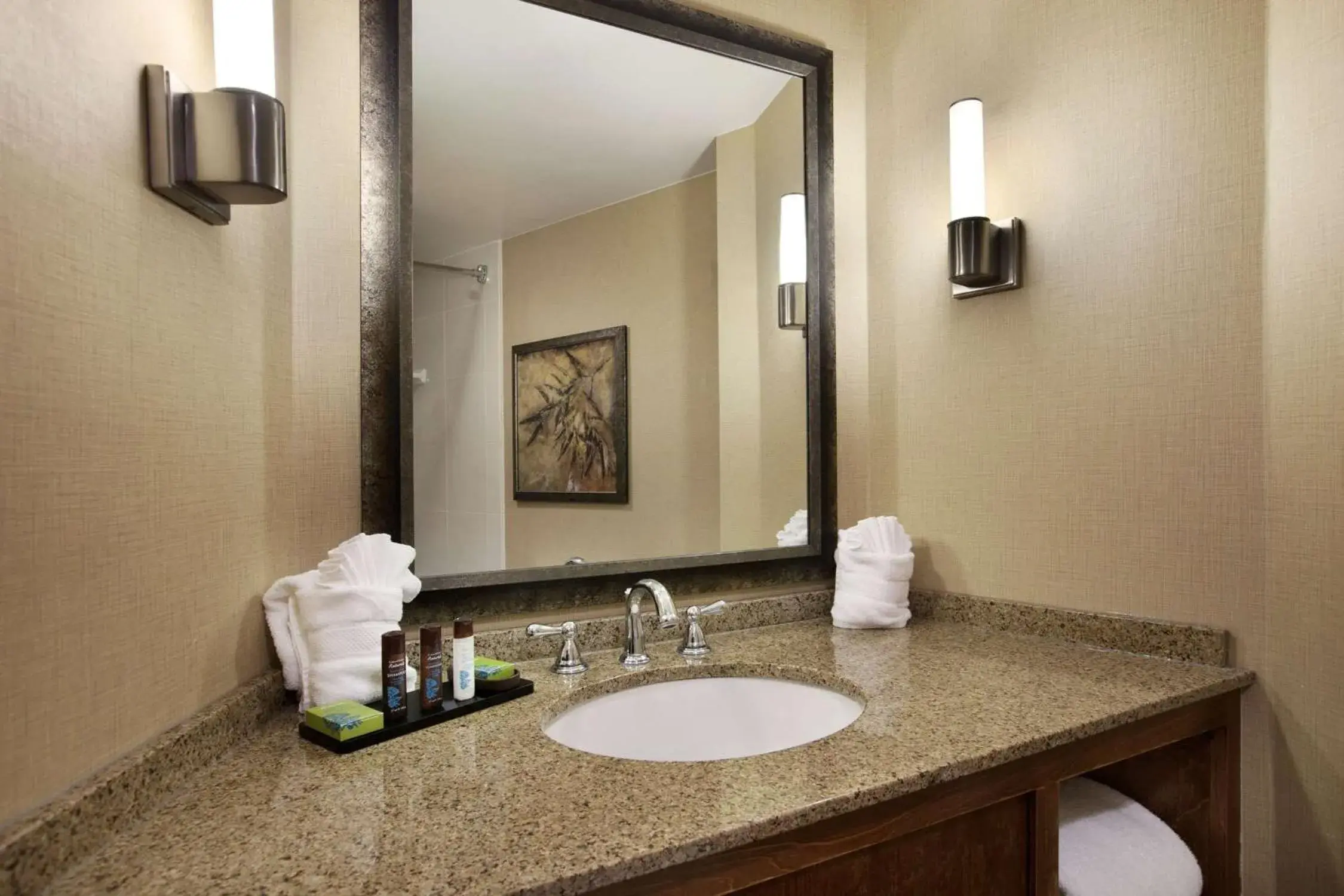 Bathroom in Embassy Suites by Hilton Bloomington/Minneapolis Bathroom in Embassy Suites by Hilton Bloomington/Minneapolis