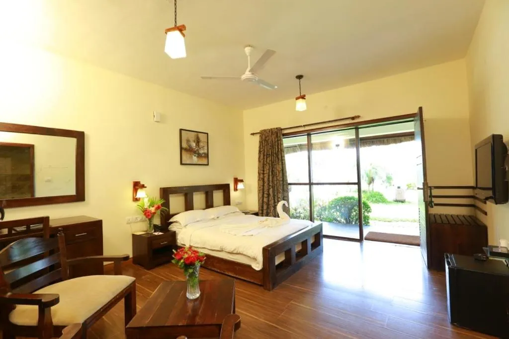 Bed in Deshadan Backwater Resort - The best sunrise view