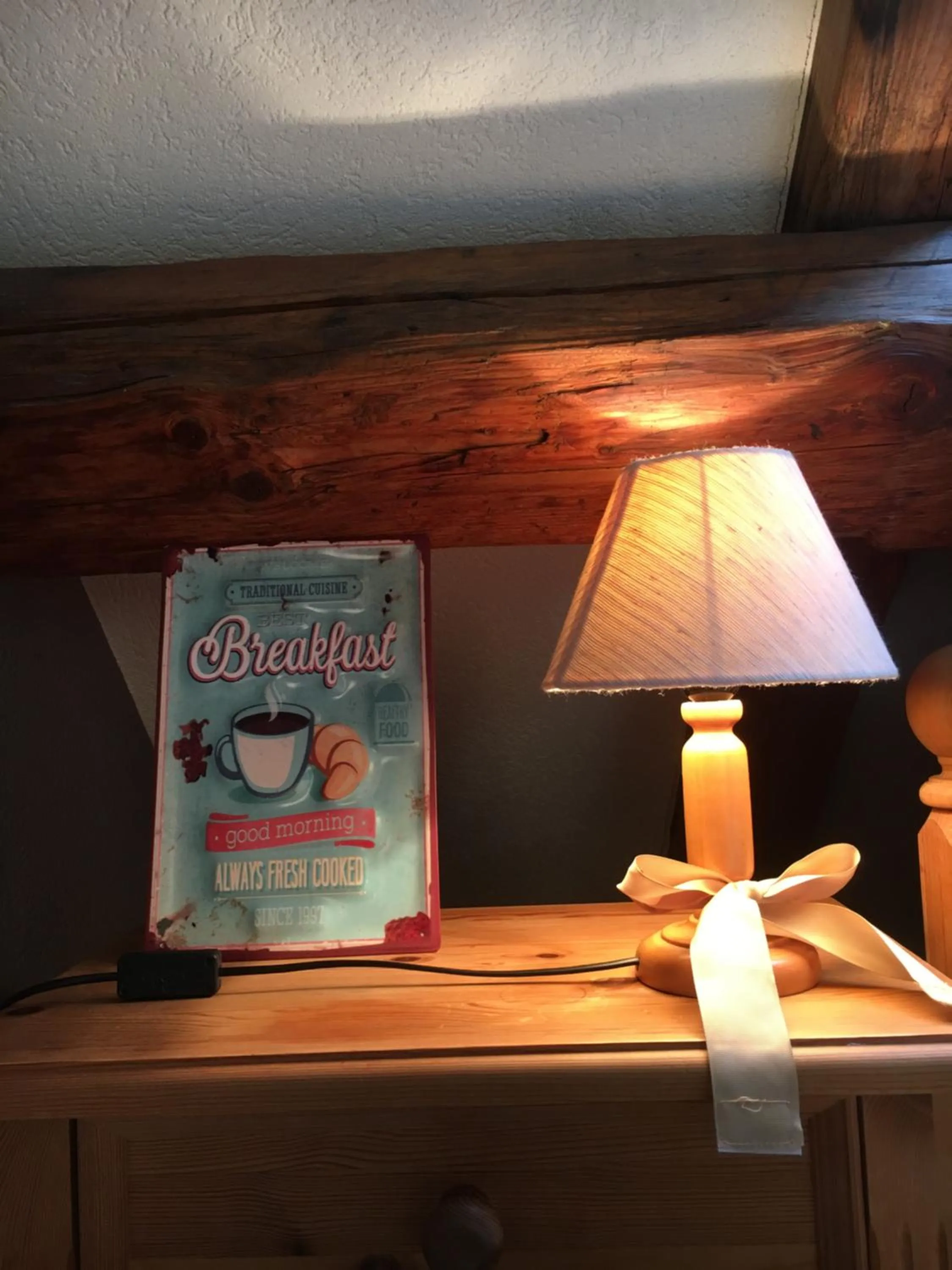 Decorative detail in B&B le Quinquet