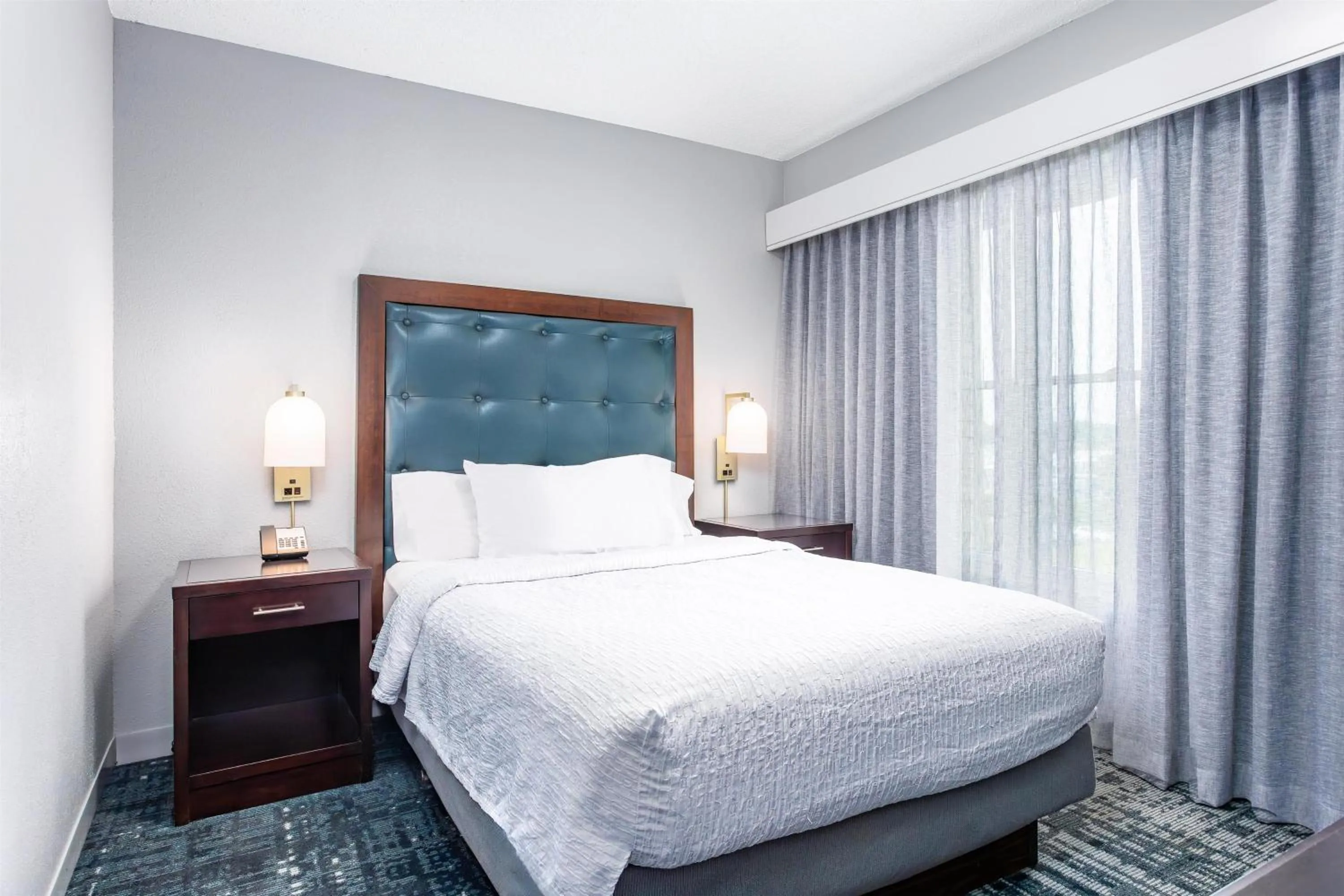 Bed in Homewood Suites by Hilton Lexington Fayette Mall