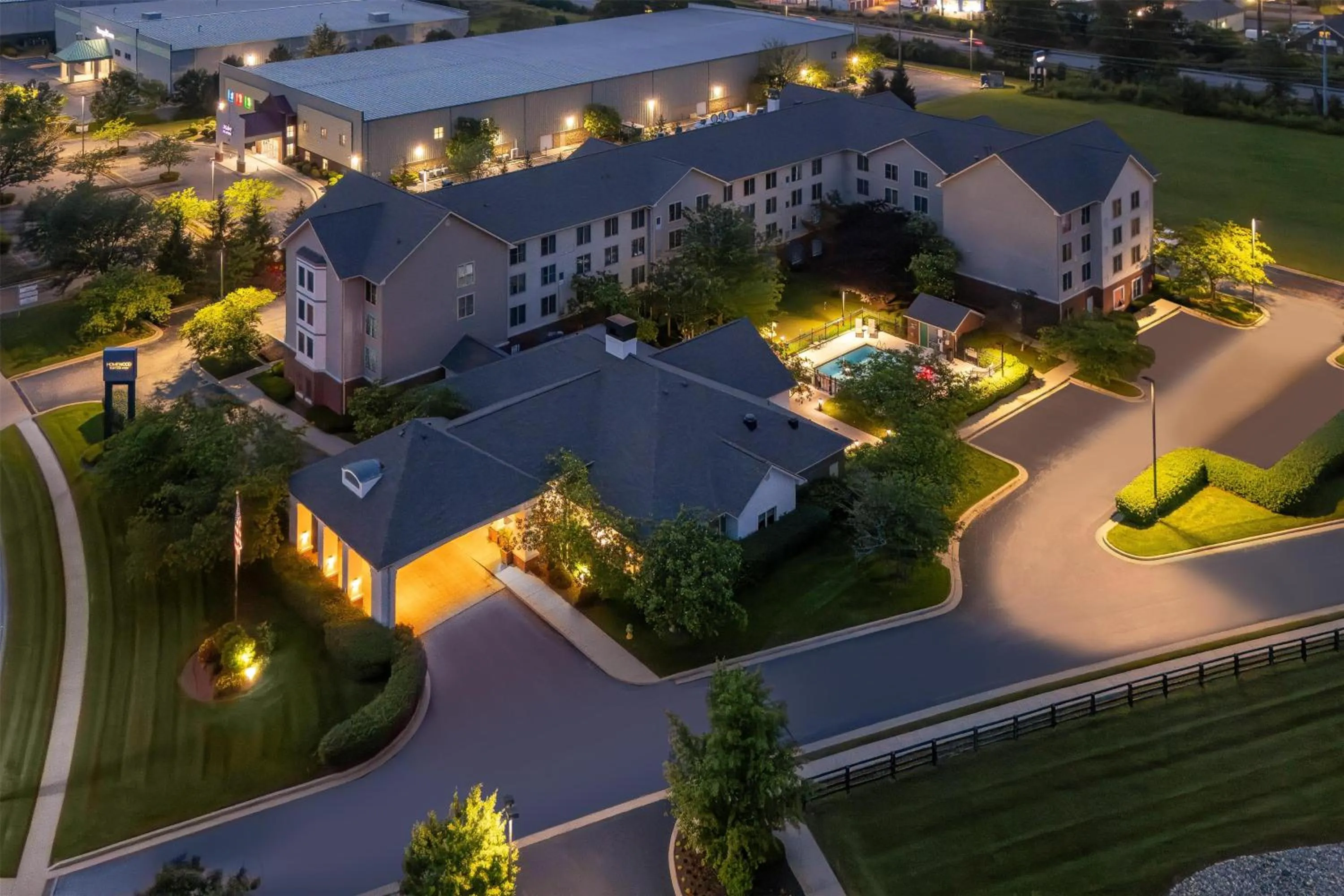 Property building in Homewood Suites by Hilton Lexington Fayette Mall