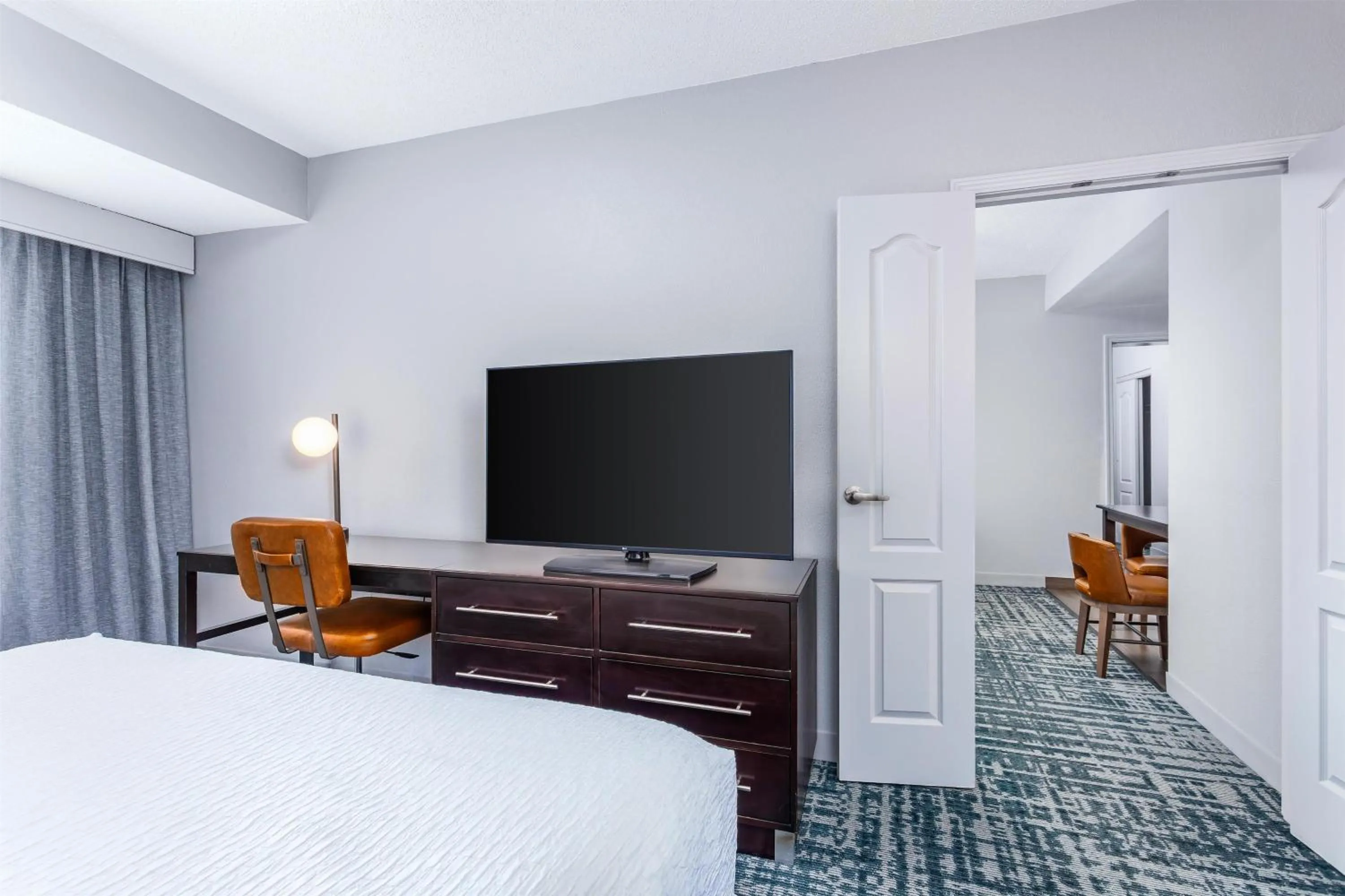 Bed in Homewood Suites by Hilton Lexington Fayette Mall