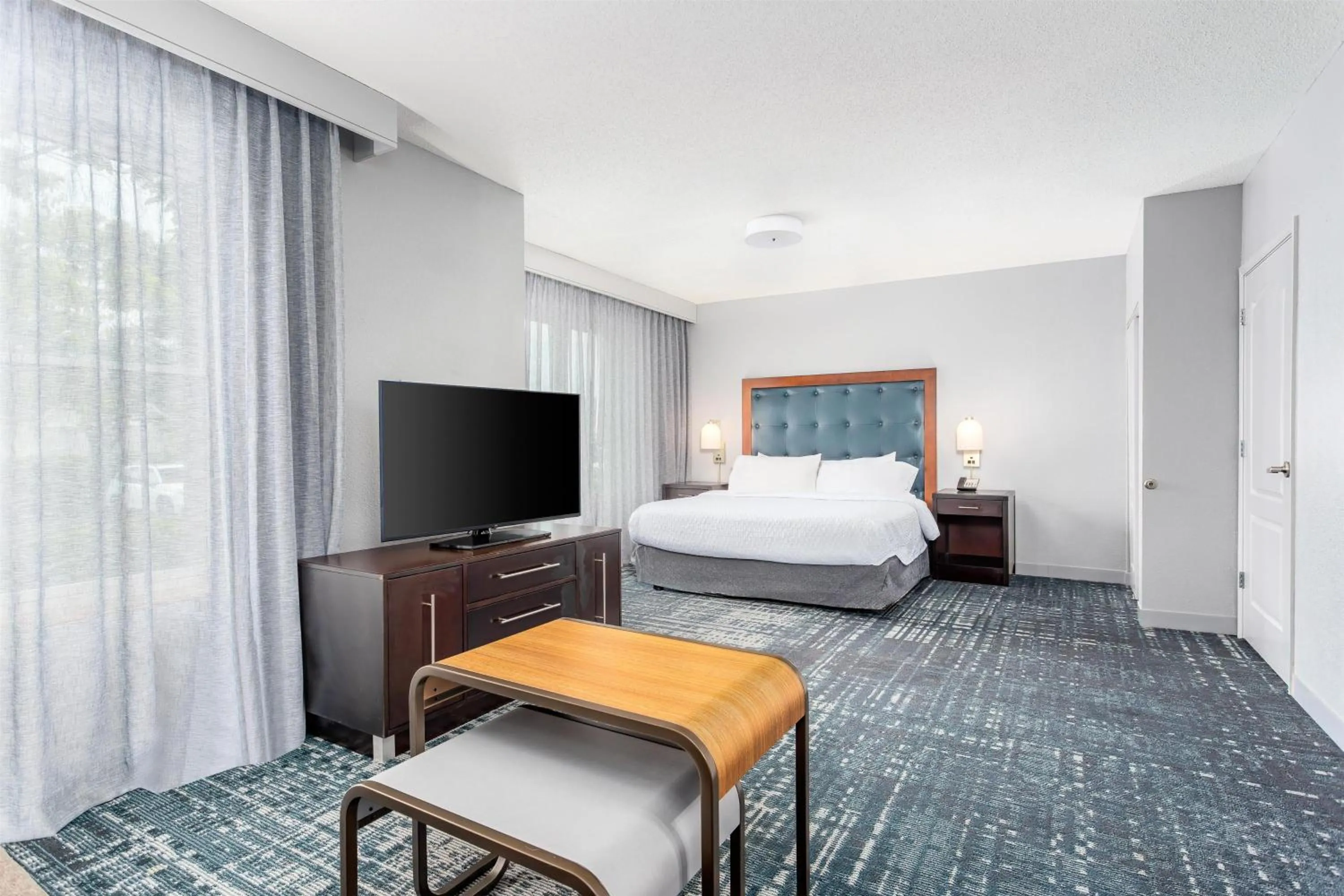 Bed in Homewood Suites by Hilton Lexington Fayette Mall