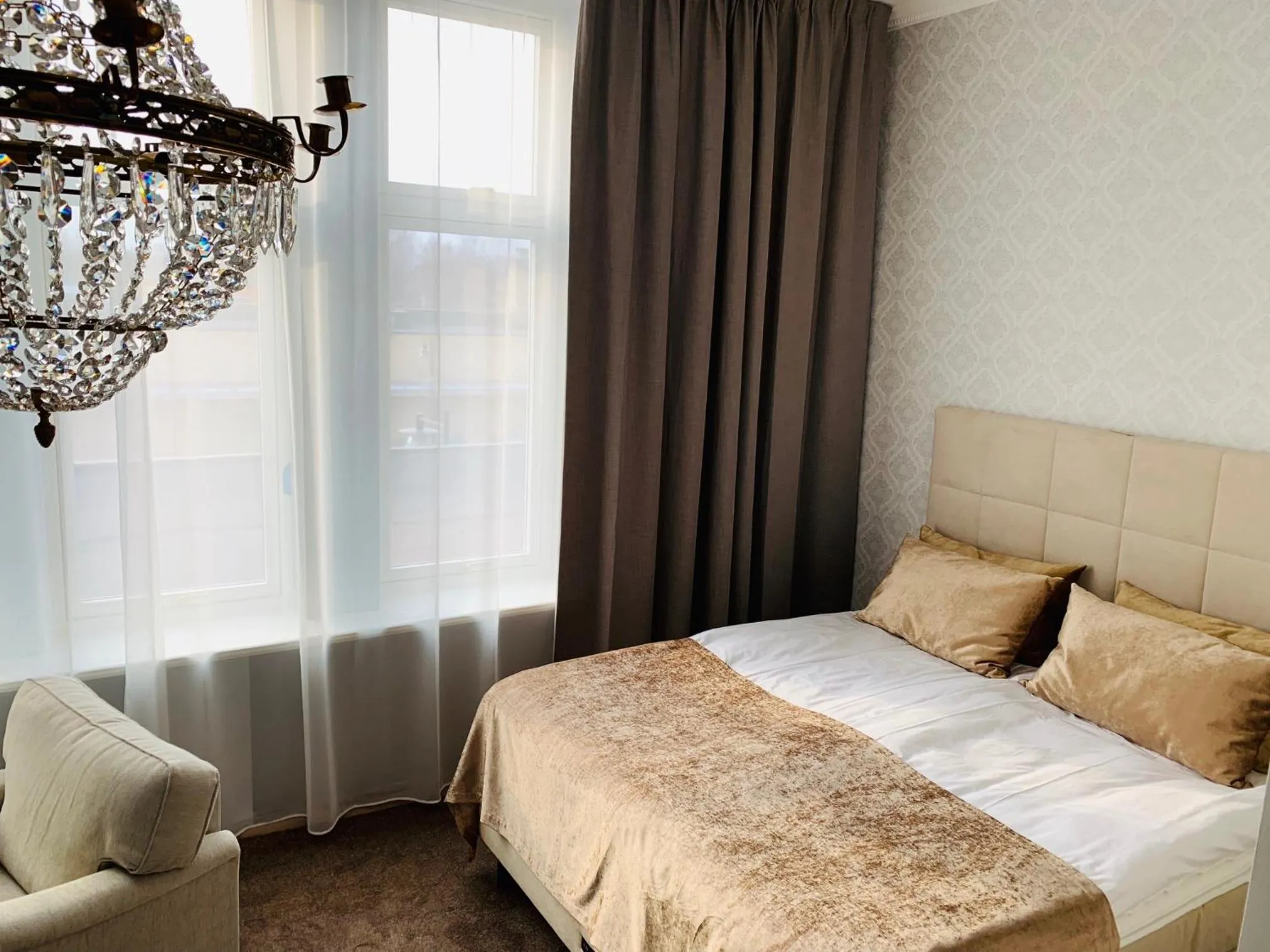 Bed in Orsa Järnvägshotell