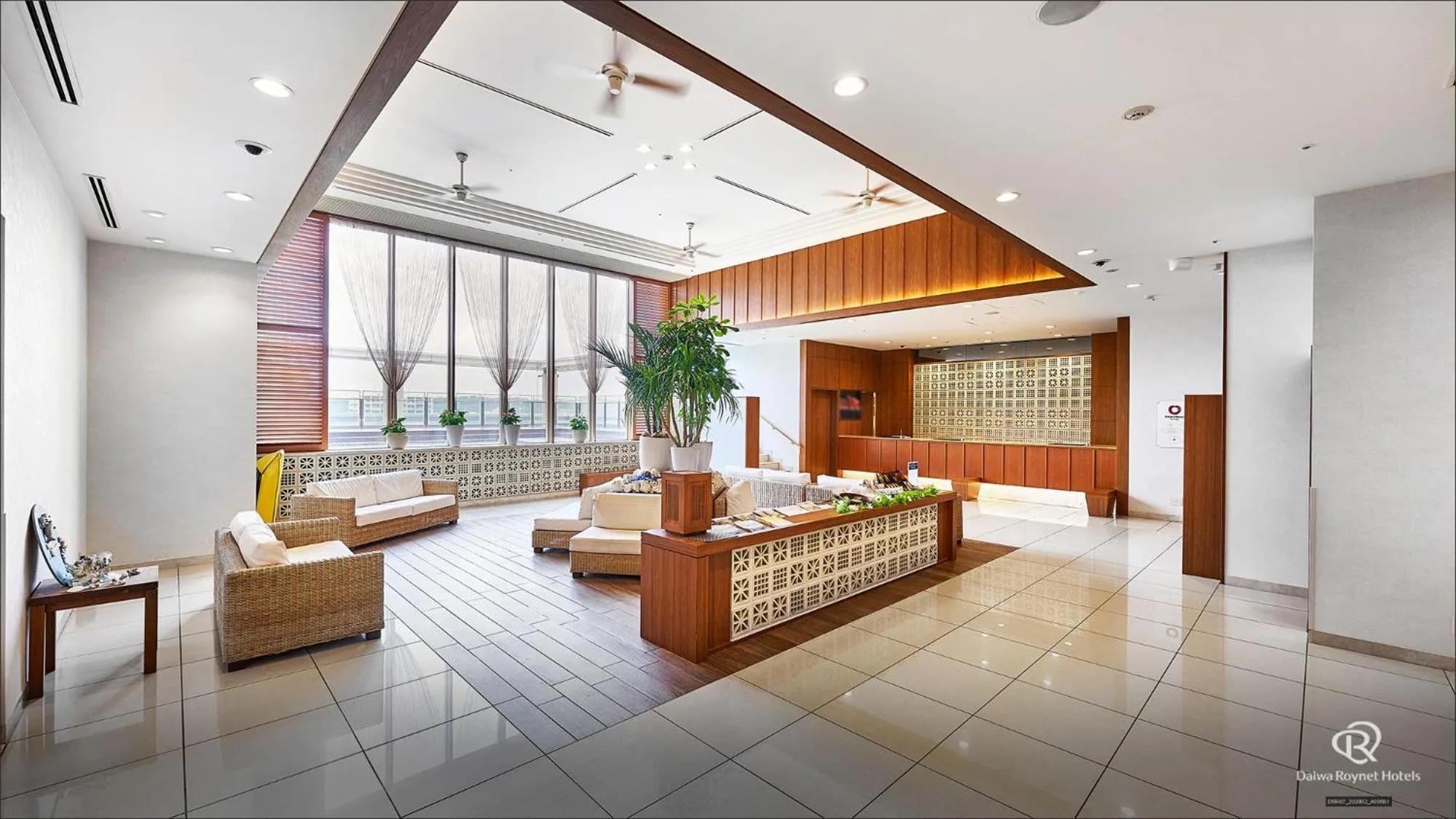 Lobby or reception in Daiwa Roynet Hotel Naha Omoromachi