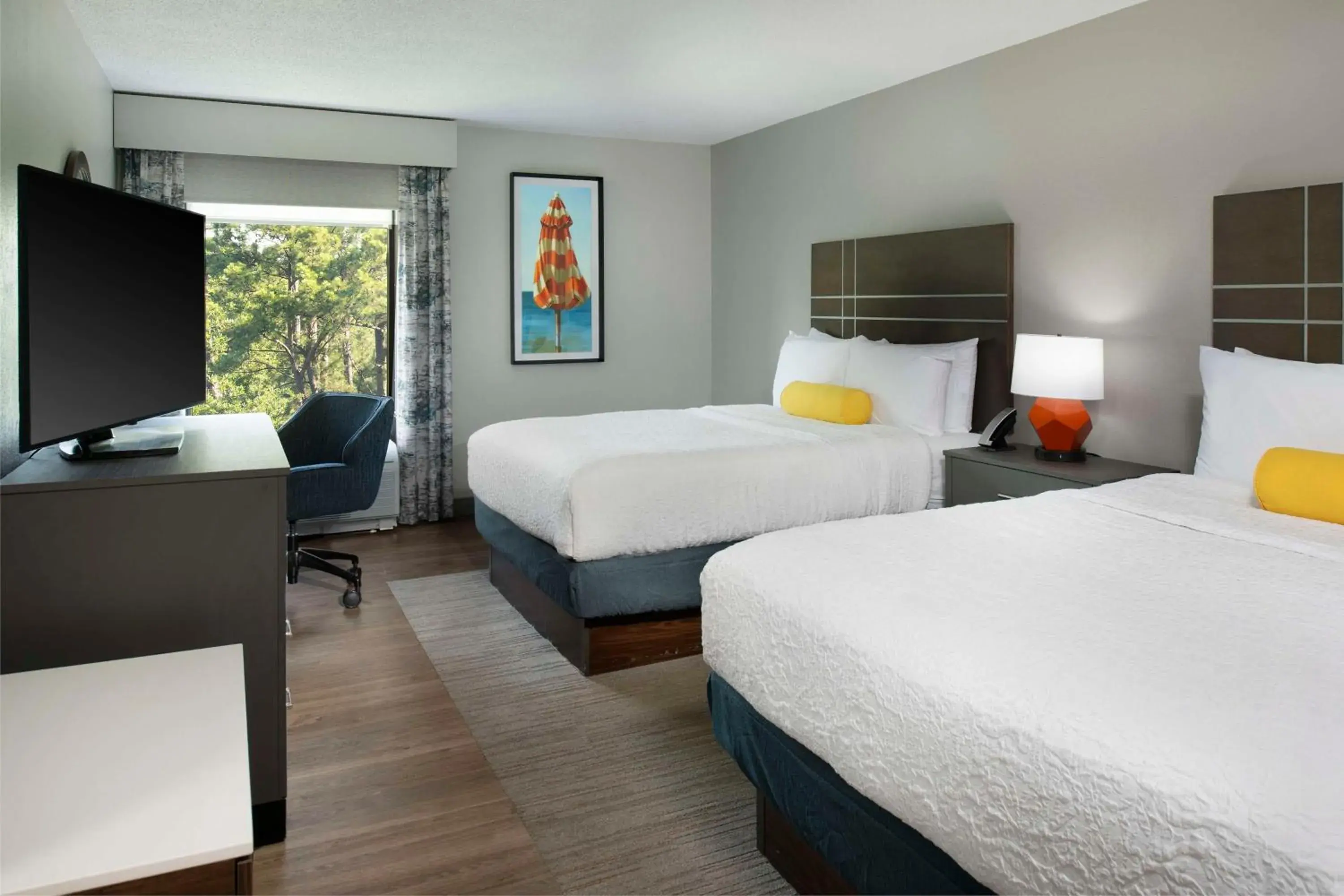 Bed in Hampton Inn Northwood Bed in Hampton Inn Northwood