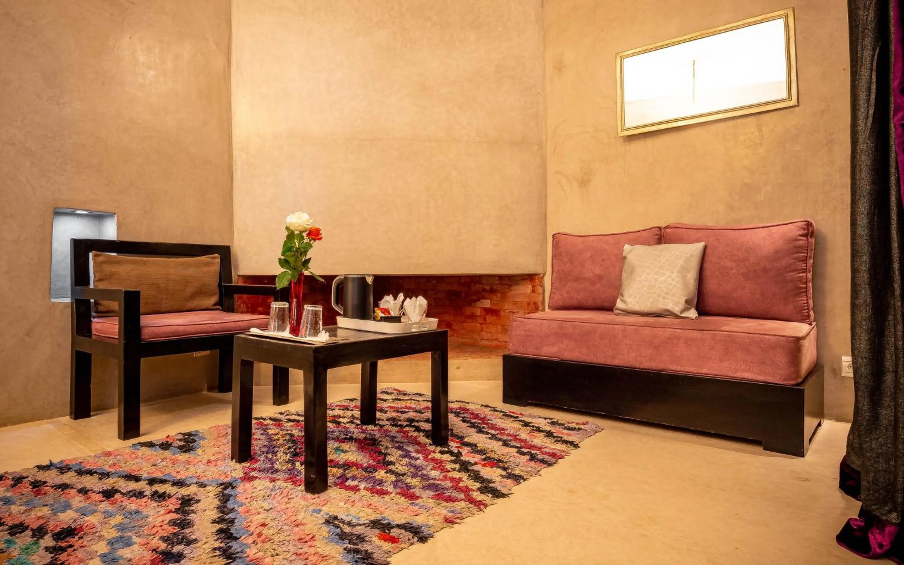 Bed in Riad Vanilla Sma & Spa