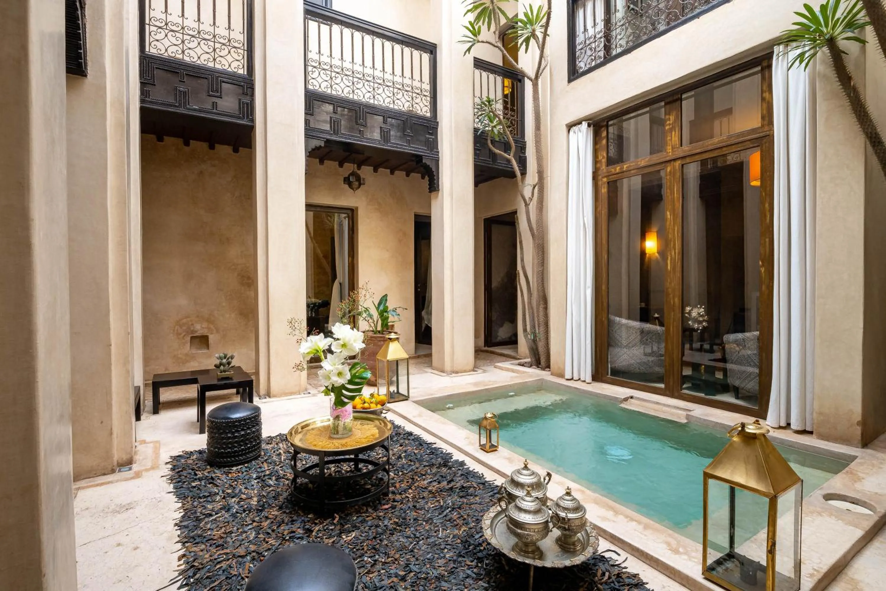 Patio in Riad Vanilla Sma & Spa