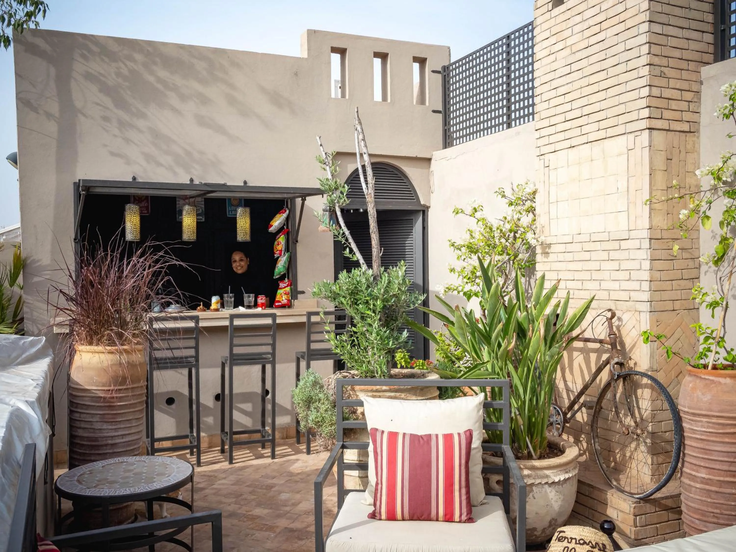 Patio in Riad Vanilla Sma & Spa