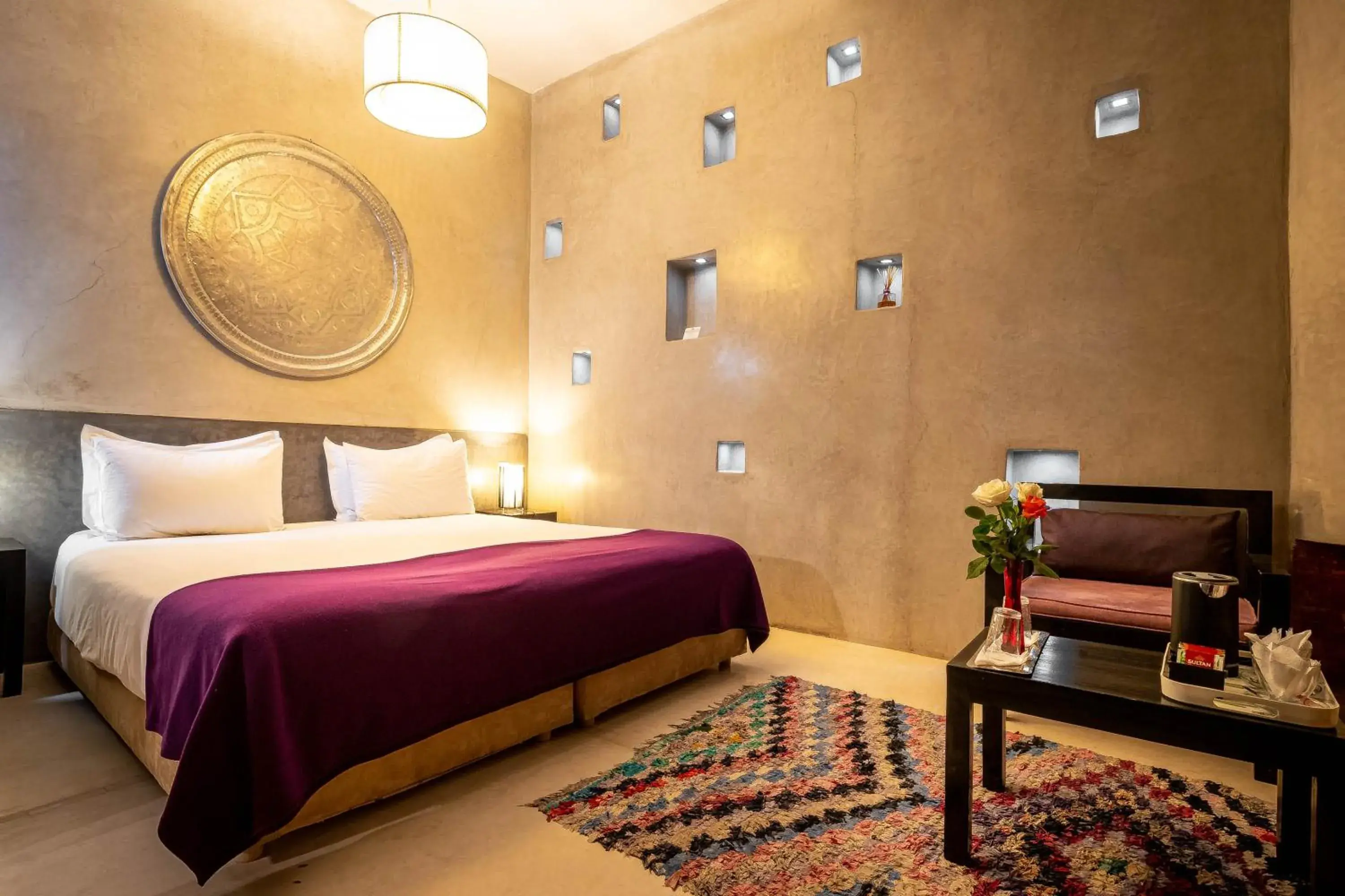 Twin Room with Bath in Riad Vanilla Sma & Spa Twin Room with Bath in Riad Vanilla Sma & Spa