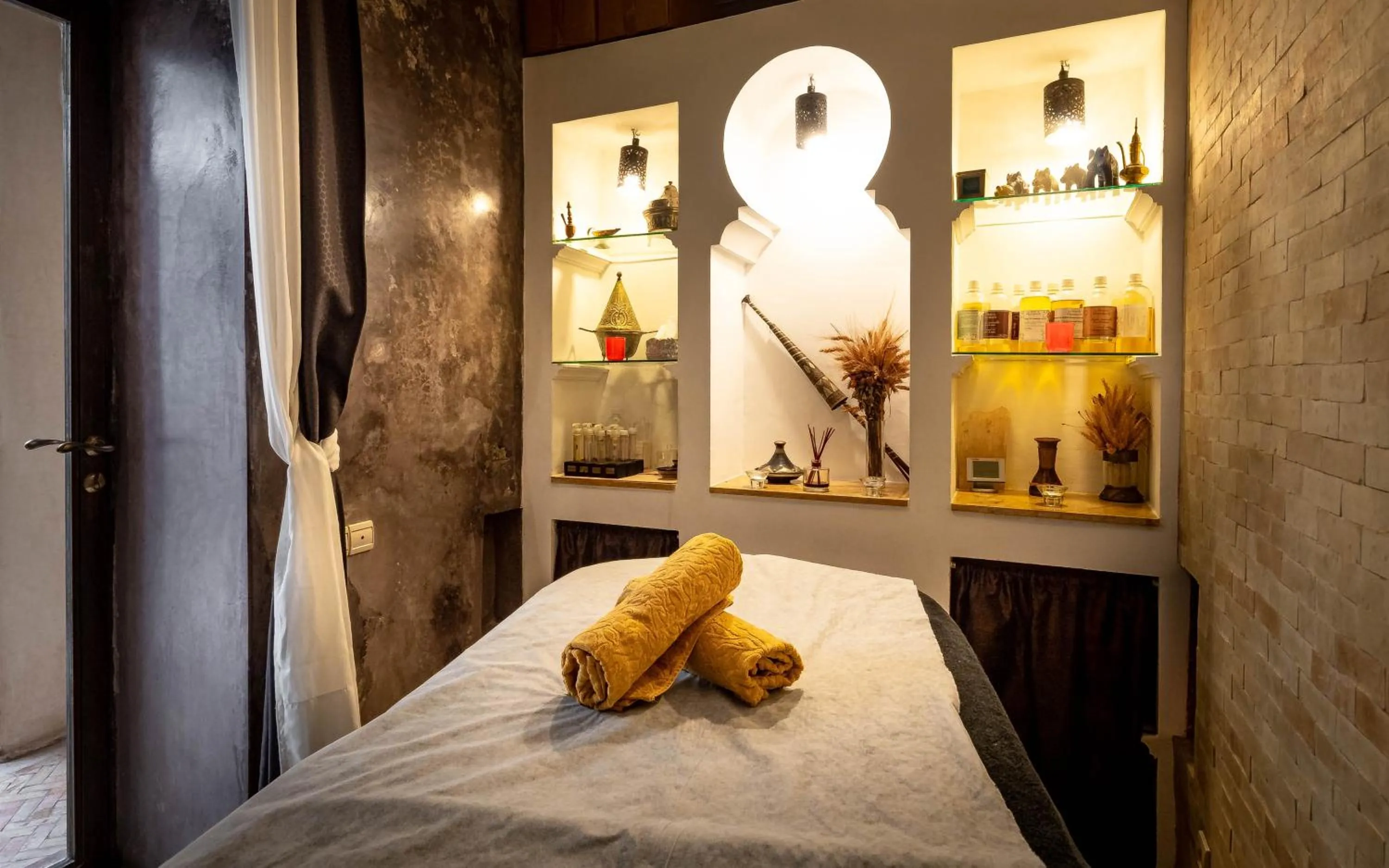 Bed in Riad Vanilla Sma & Spa