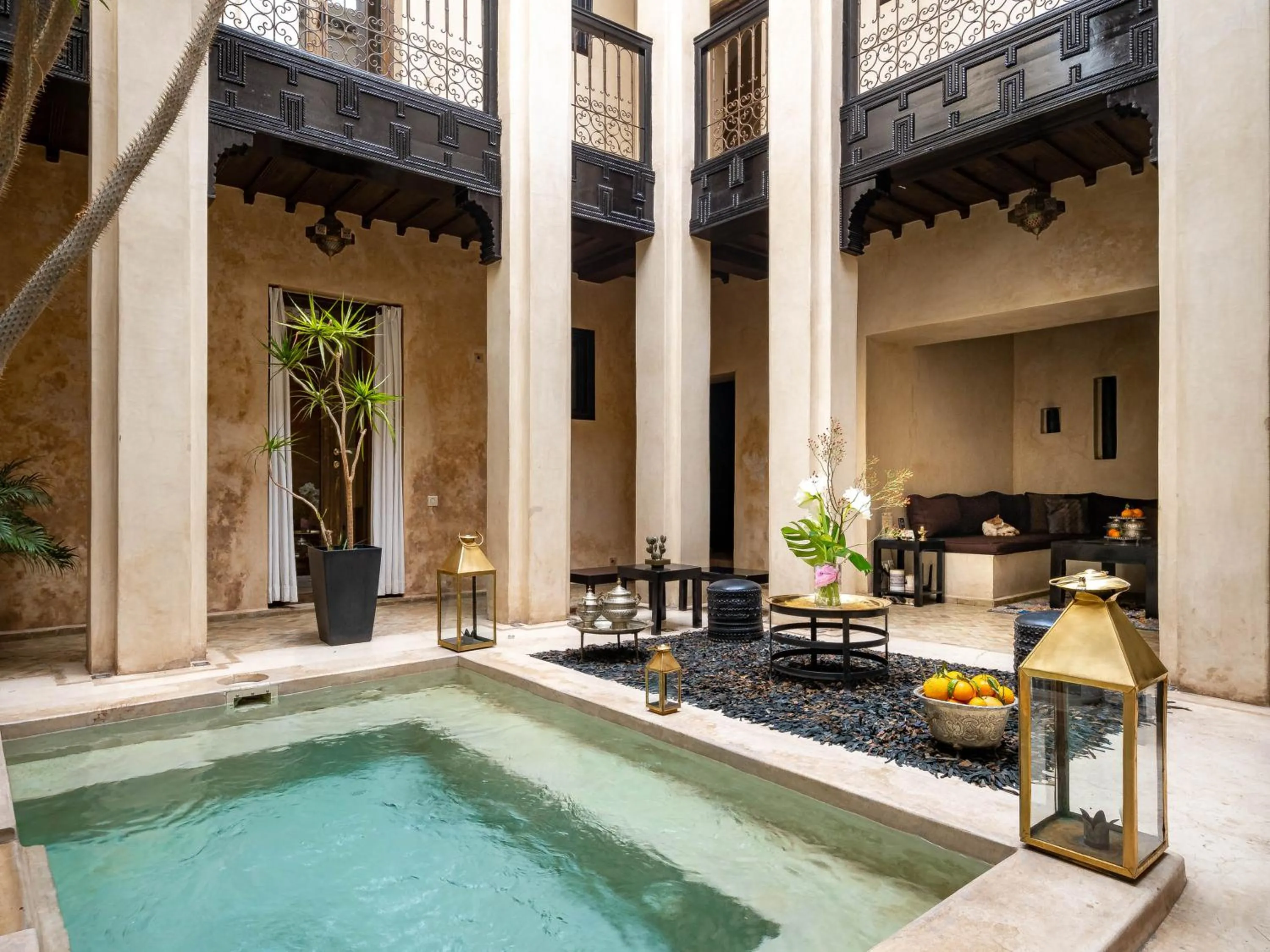 Patio in Riad Vanilla Sma & Spa