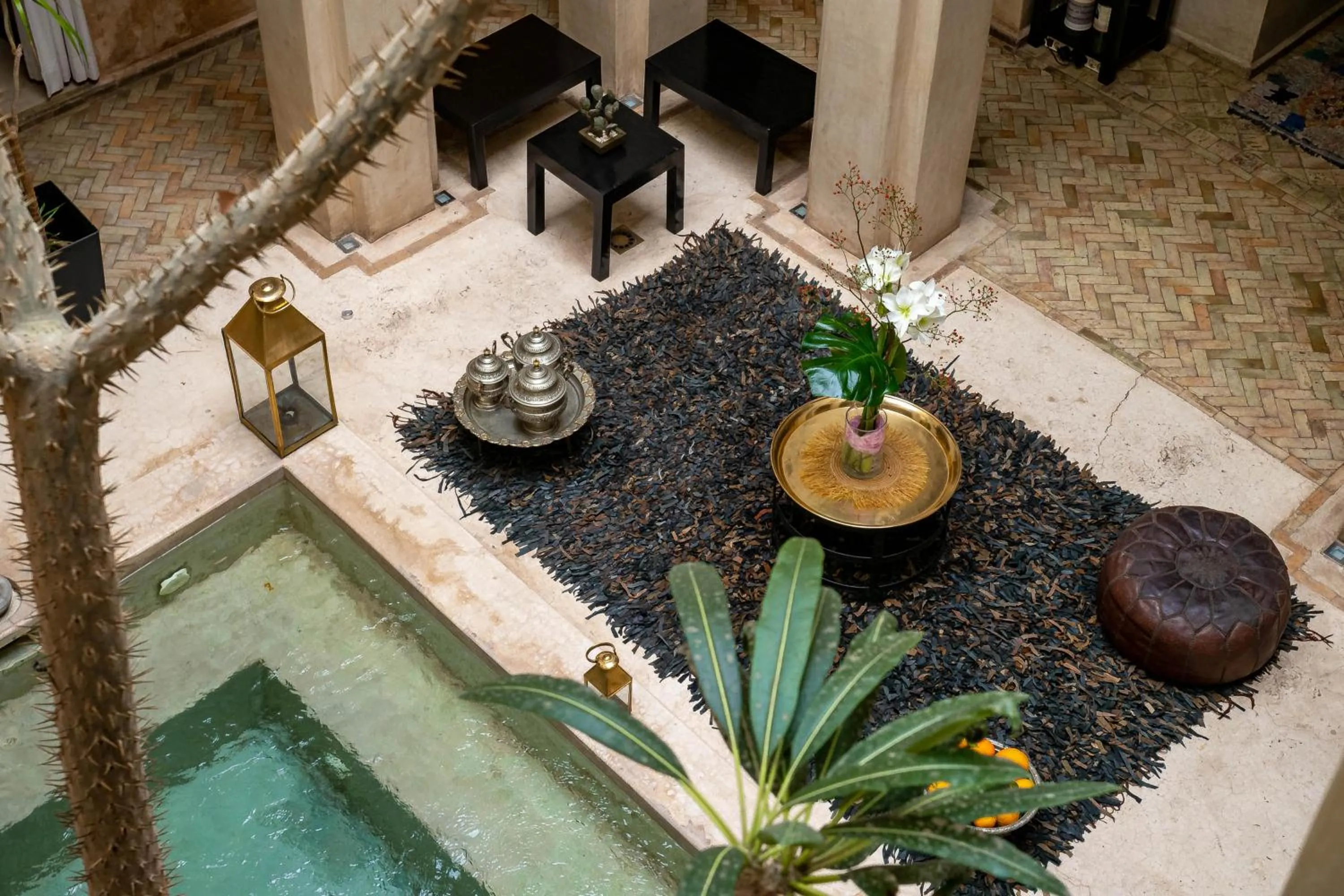 Patio in Riad Vanilla Sma & Spa