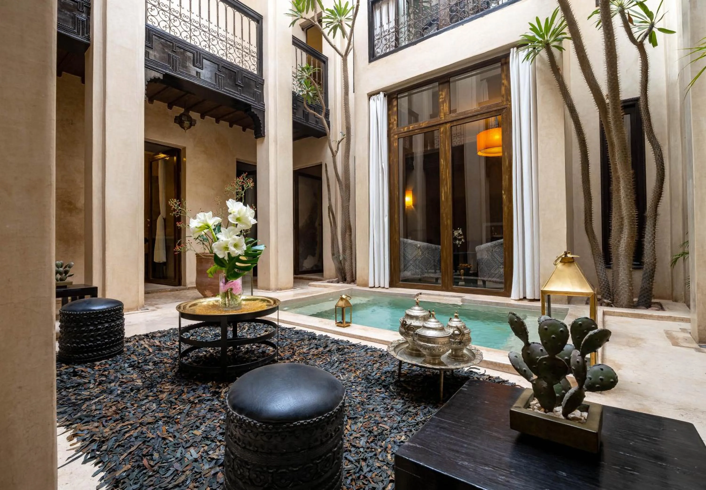 Patio in Riad Vanilla Sma & Spa