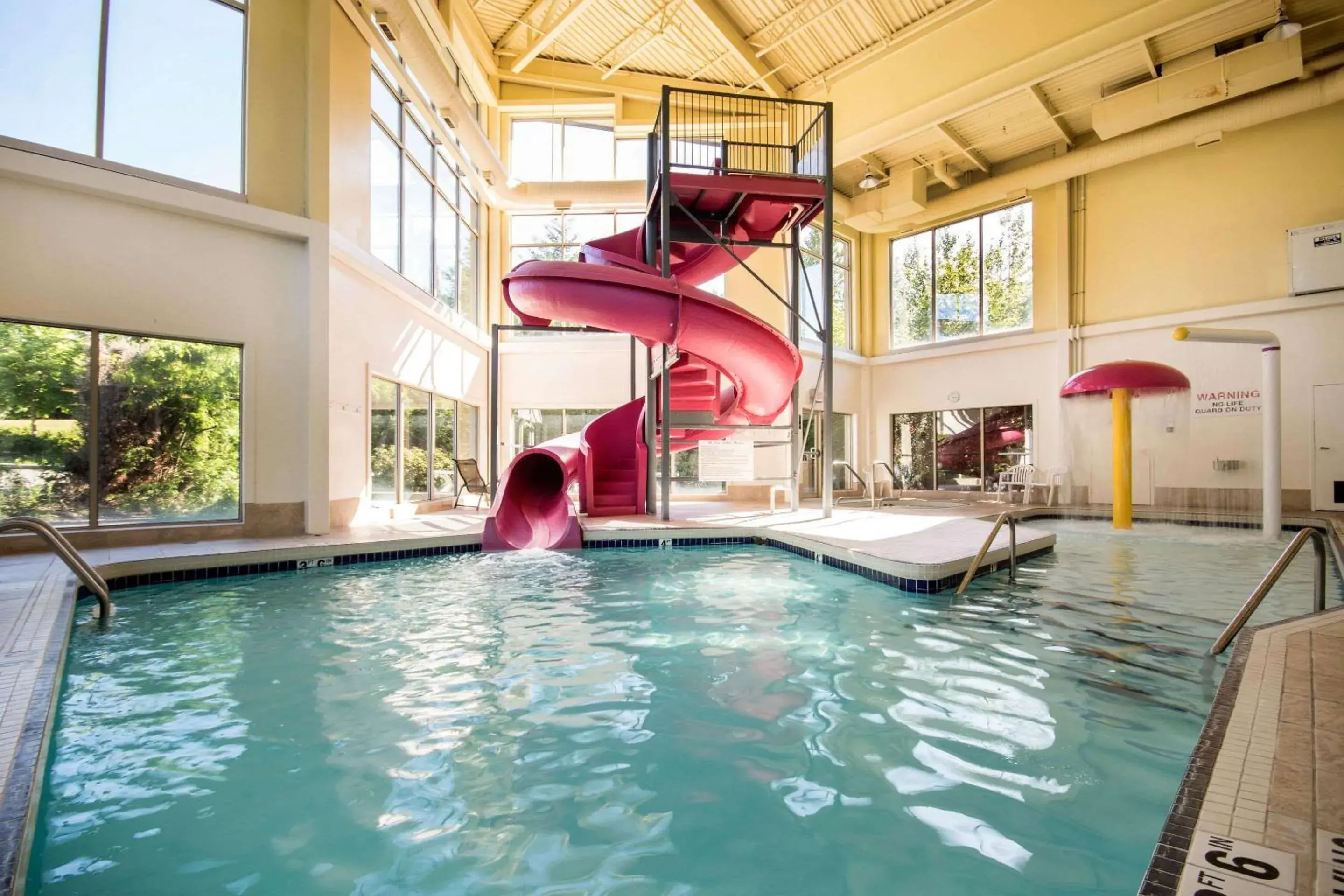 Pool view in Comfort Inn & Suites Pool view in Comfort Inn & Suites