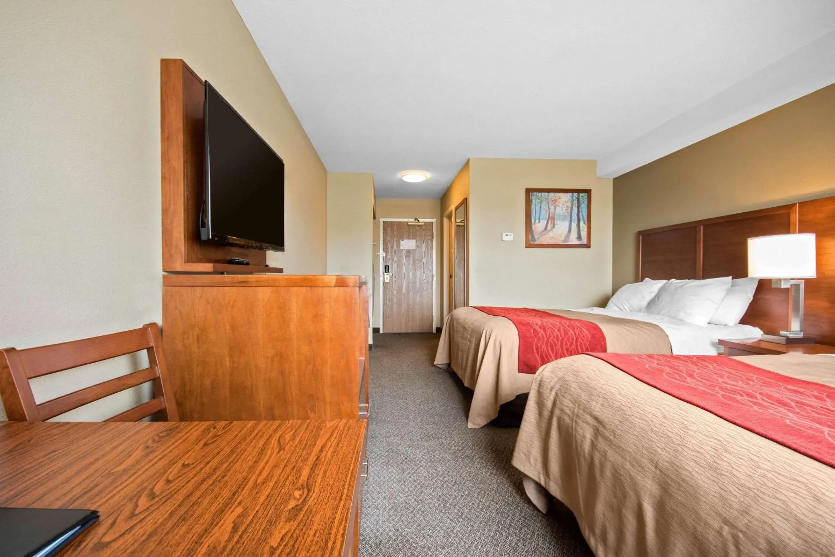 Bedroom, Bed in Comfort Inn & Suites Bedroom, Bed in Comfort Inn & Suites