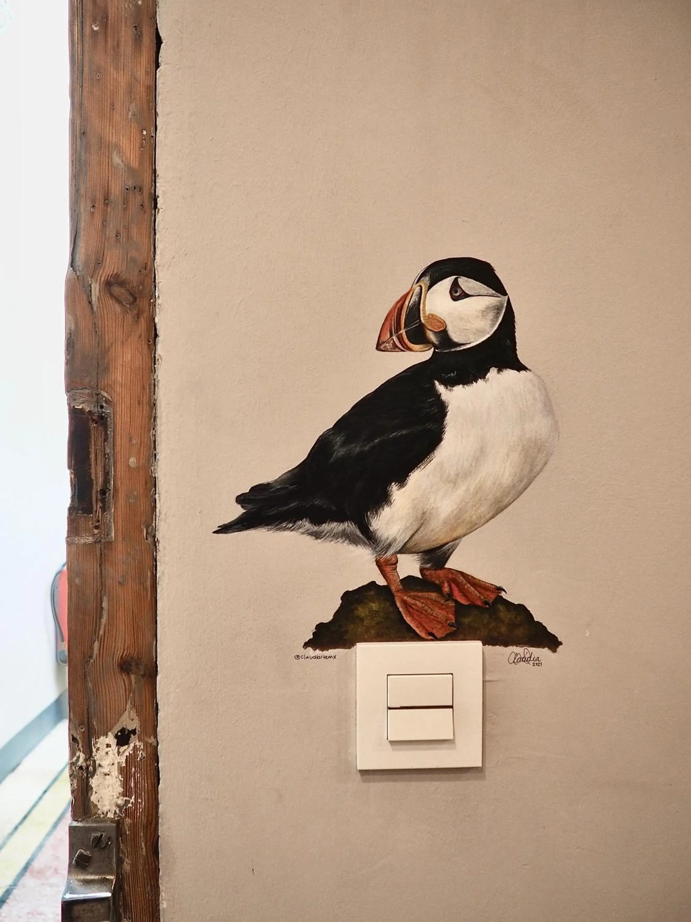 Decorative detail in Bird House