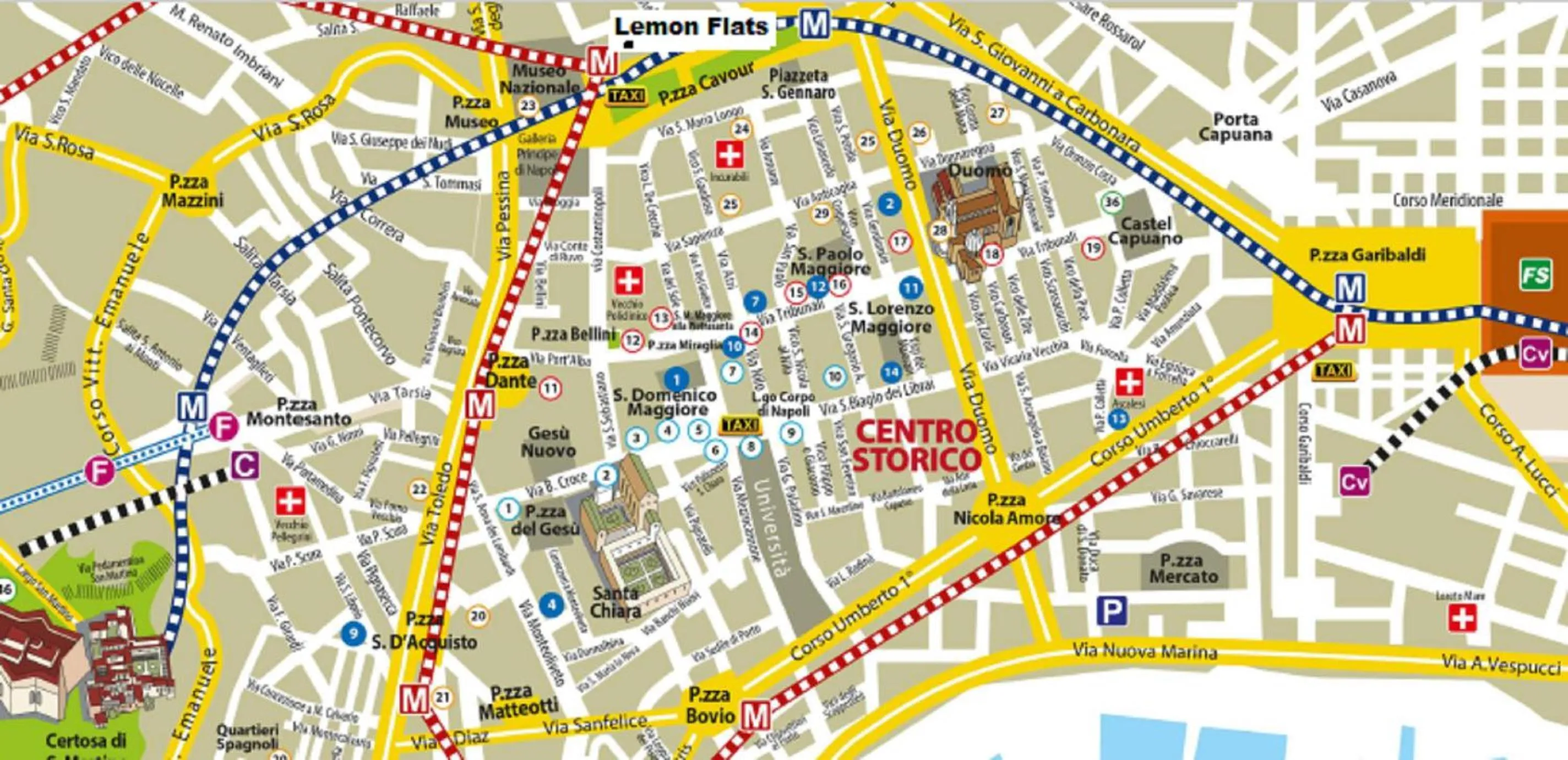 Neighbourhood in B&B Lemon Flats