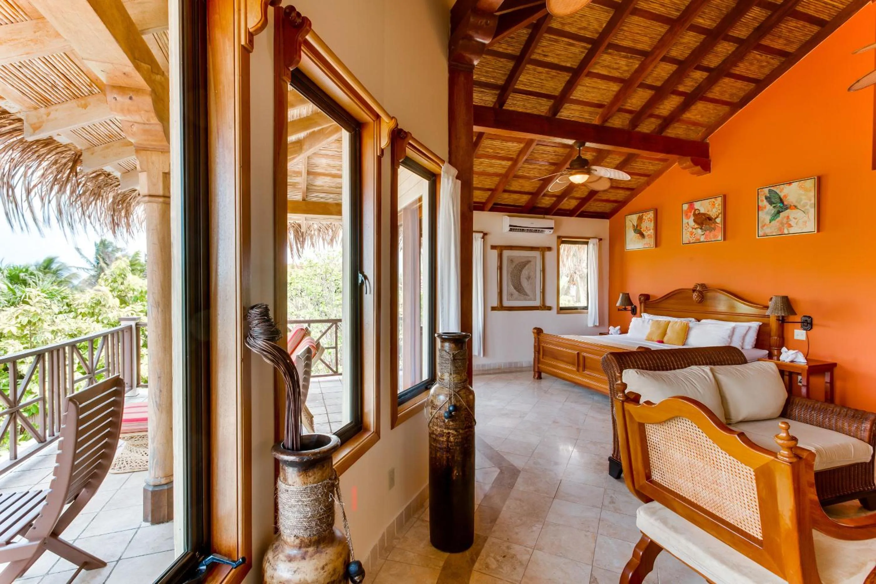 Bed in The Colonial at Jaguar Reef