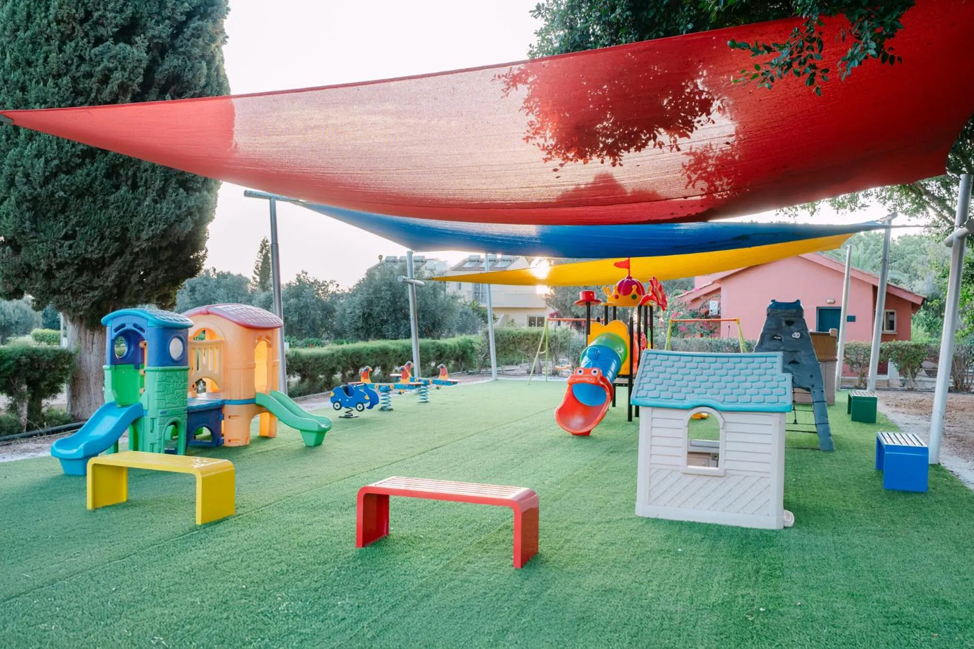 Children play ground in Makronisos Village