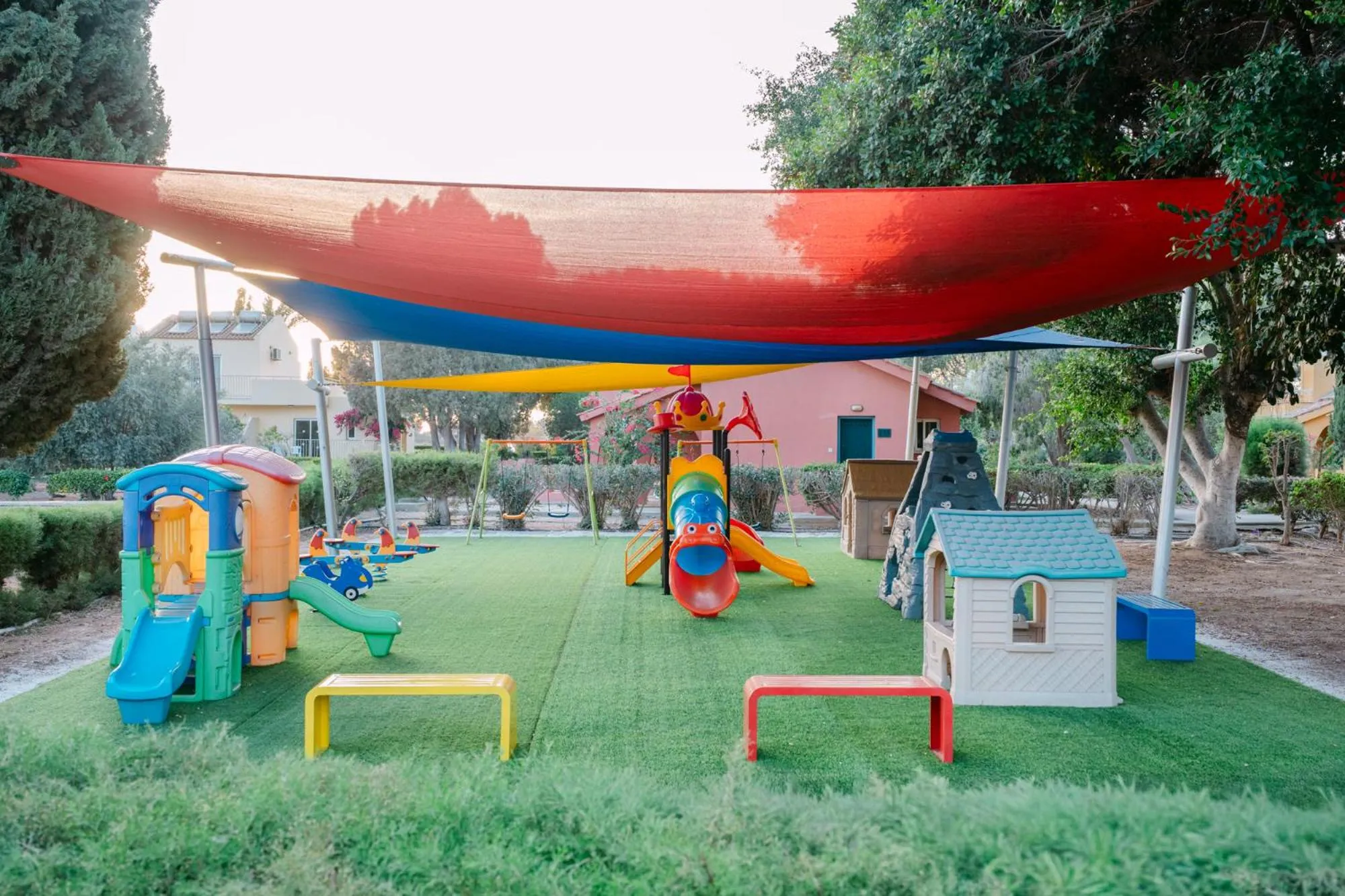 Children play ground in Makronisos Village