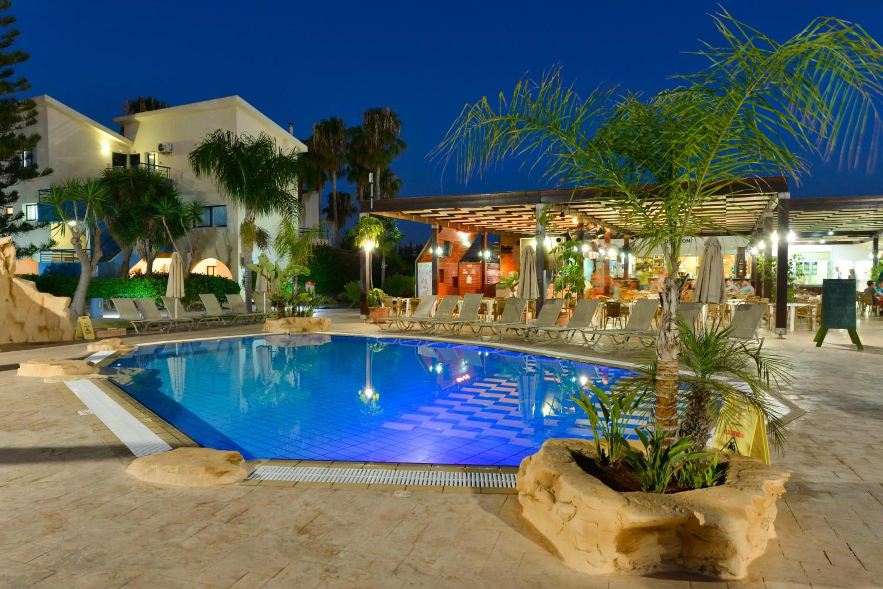 Night in Makronisos Village