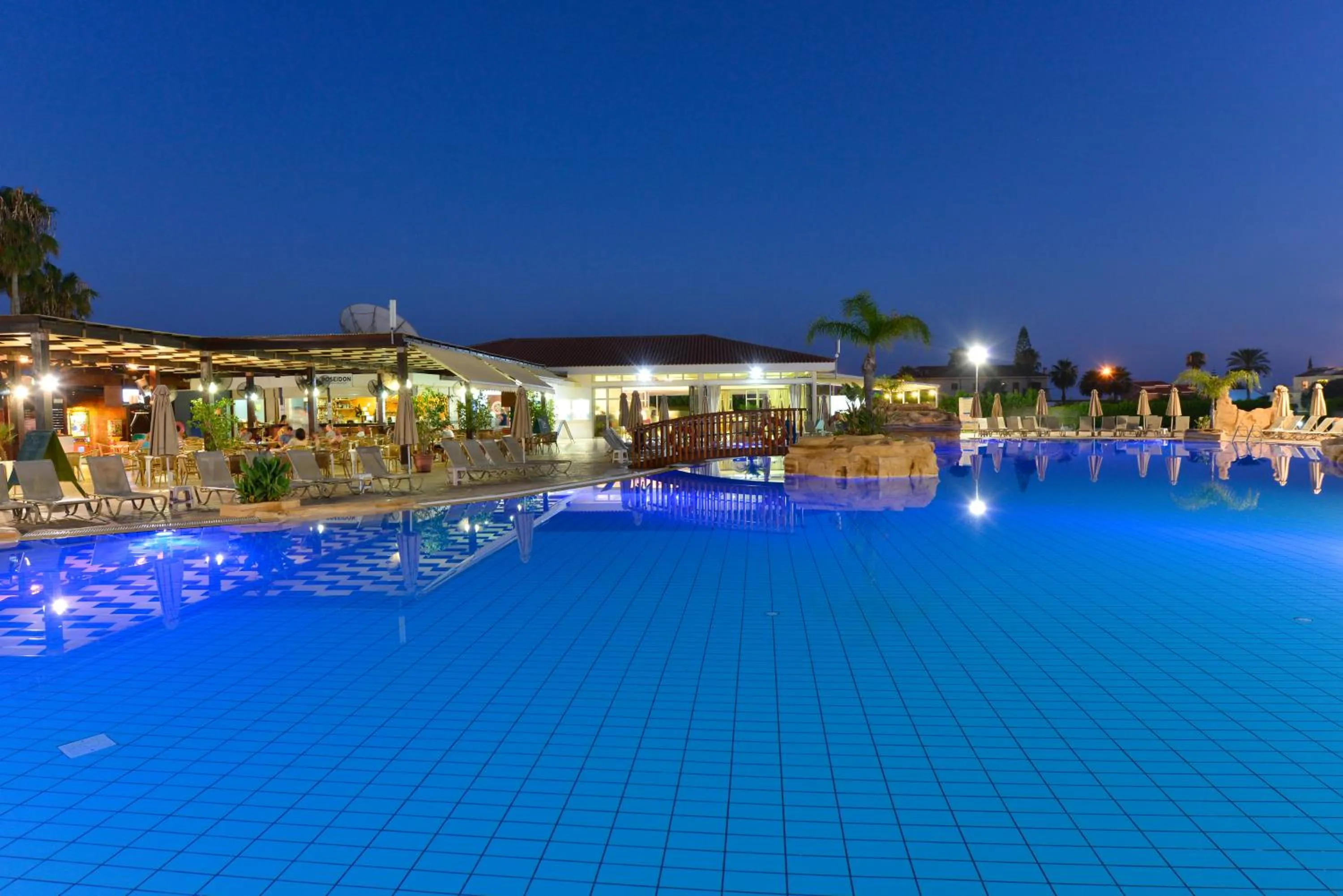 Night in Makronisos Village