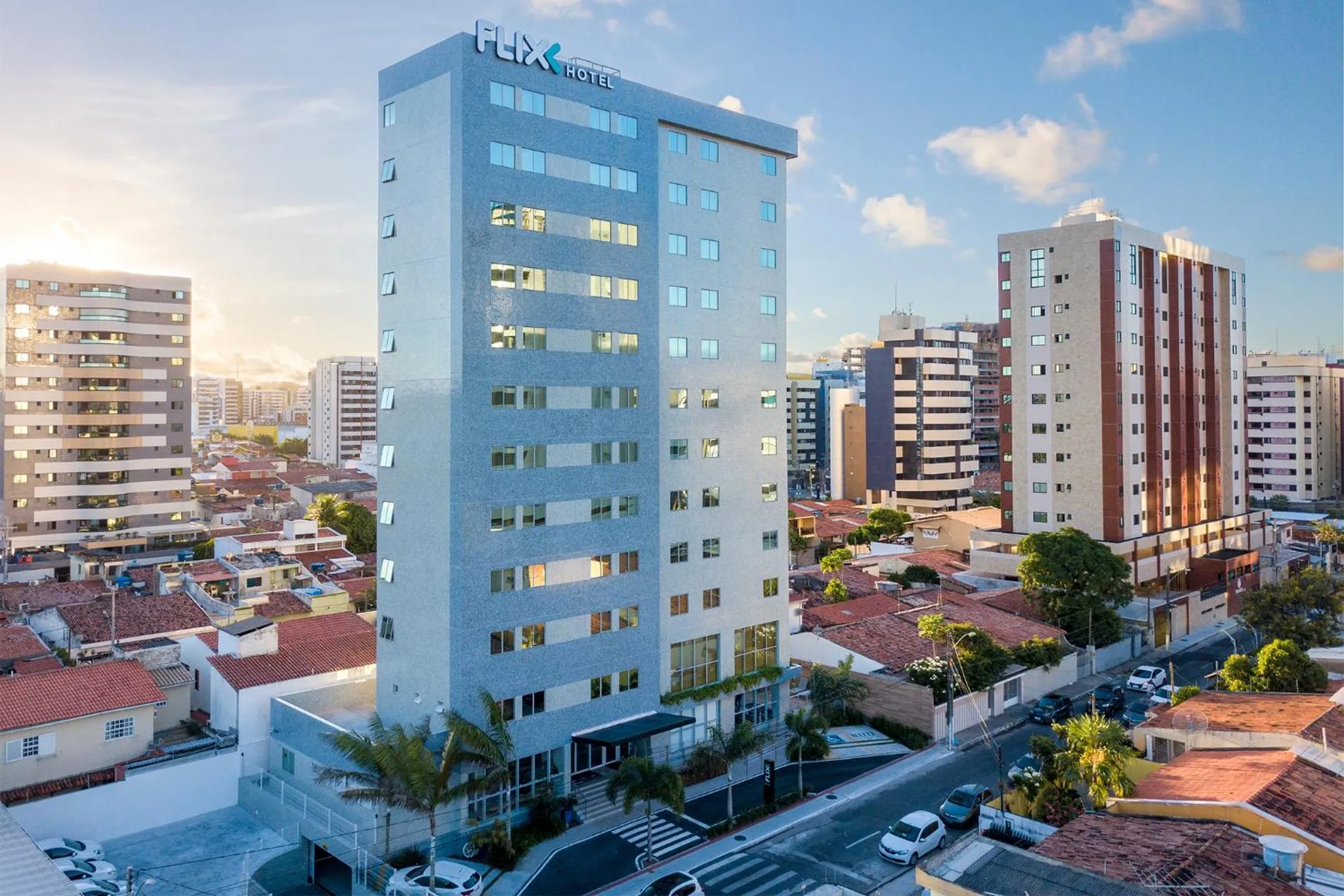 Facade/entrance in Flix Hotel
