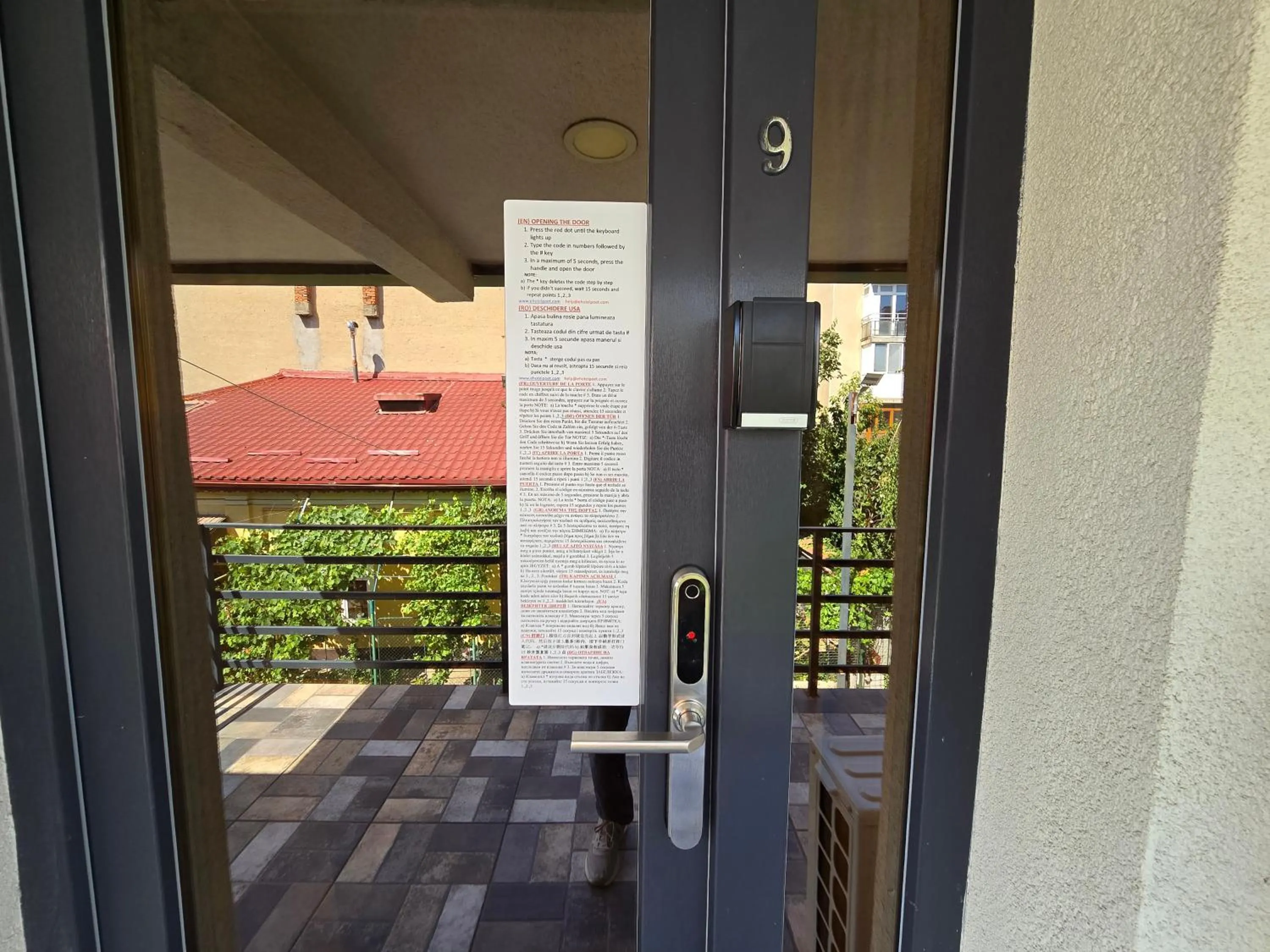 Facade/entrance in Poet Palace Bucharest