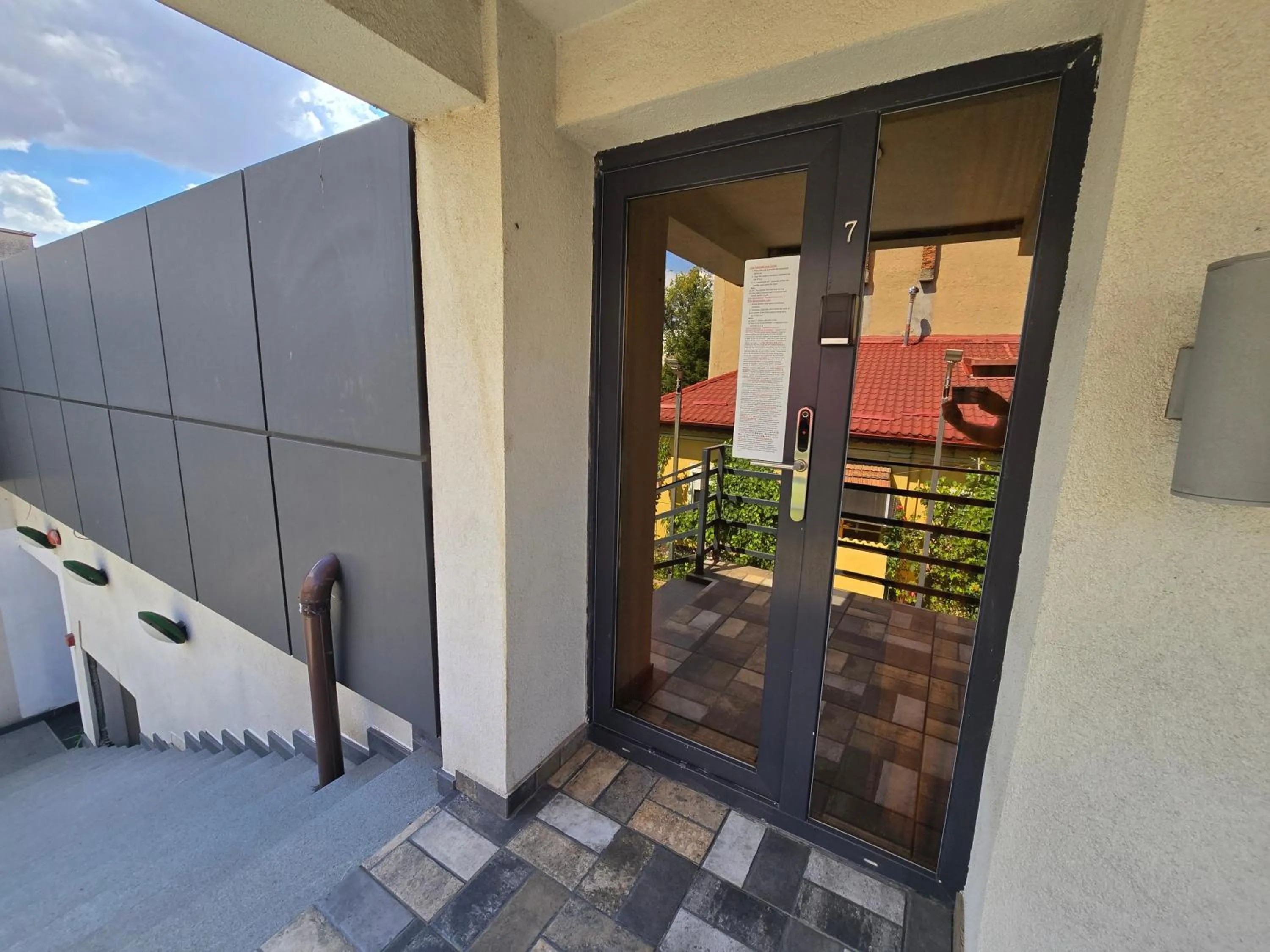 Facade/entrance in Poet Palace Bucharest